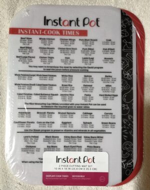 Instant Pot Cook Times