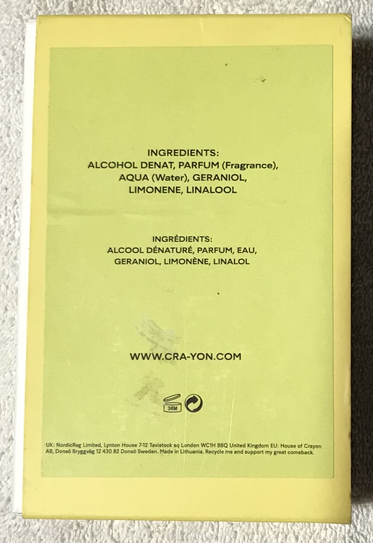 CRA-YON Eau de Parfum Sand Service 1.7 Fl.oz Perfume NEW in Box - Image 3