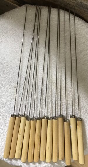 Skewers with Wooden Handles