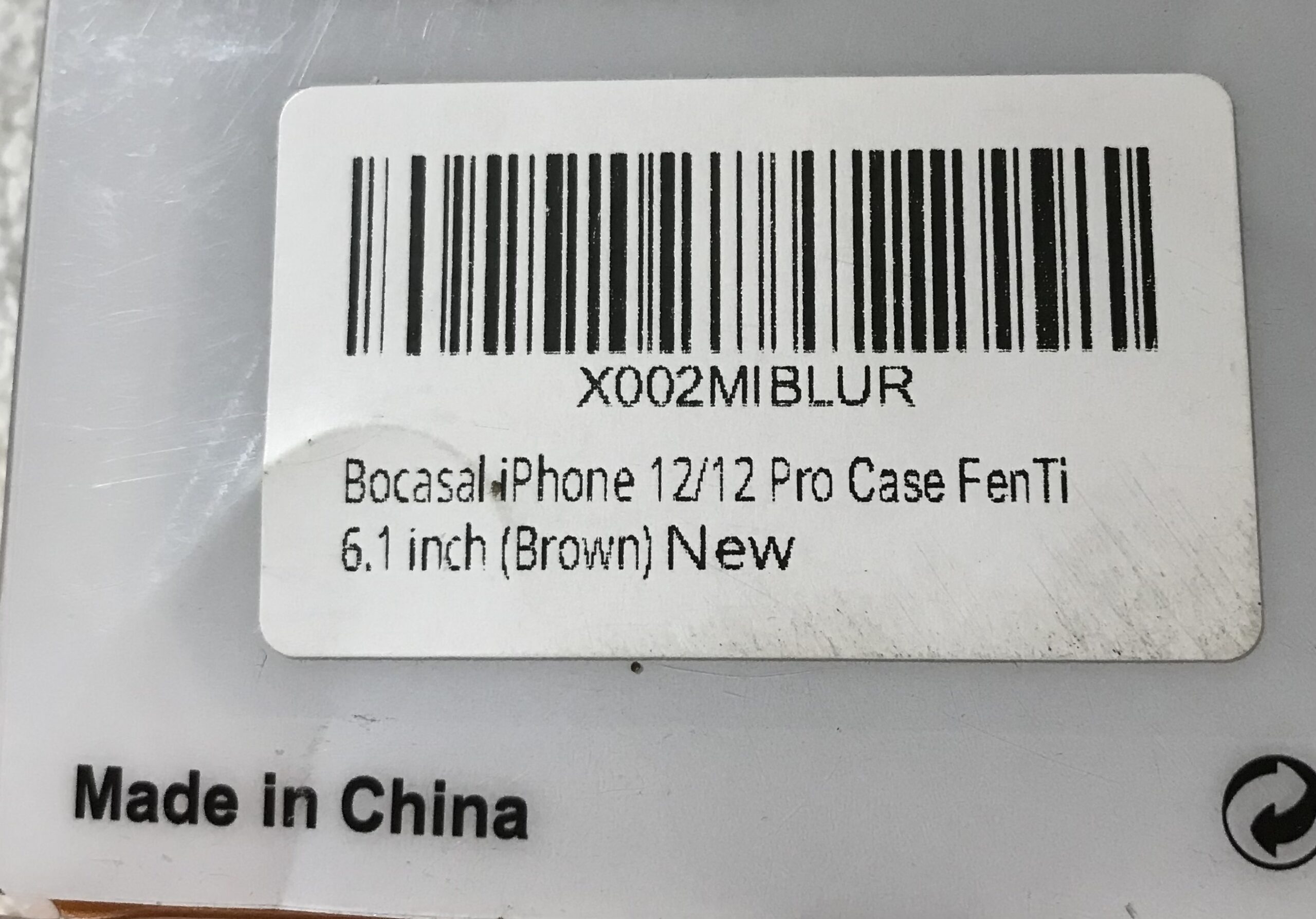 Bocasal iPhone 12/12 Pro Wallet Case Brown 6.1" Fen Ti Card Holder NEW - Image 4