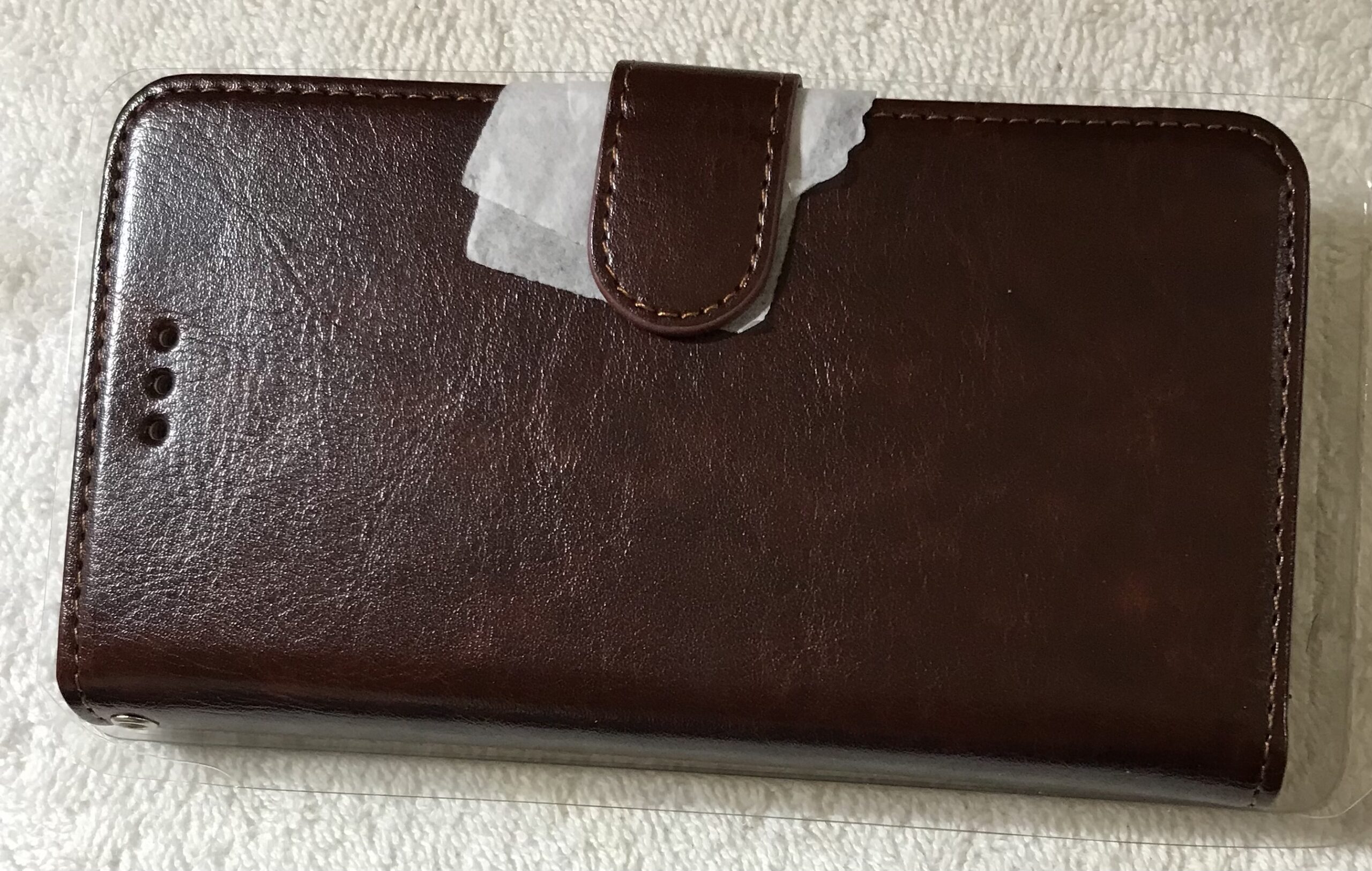 Bocasal iPhone 12/12 Pro Wallet Case Brown 6.1" Fen Ti Card Holder NEW - Image 5