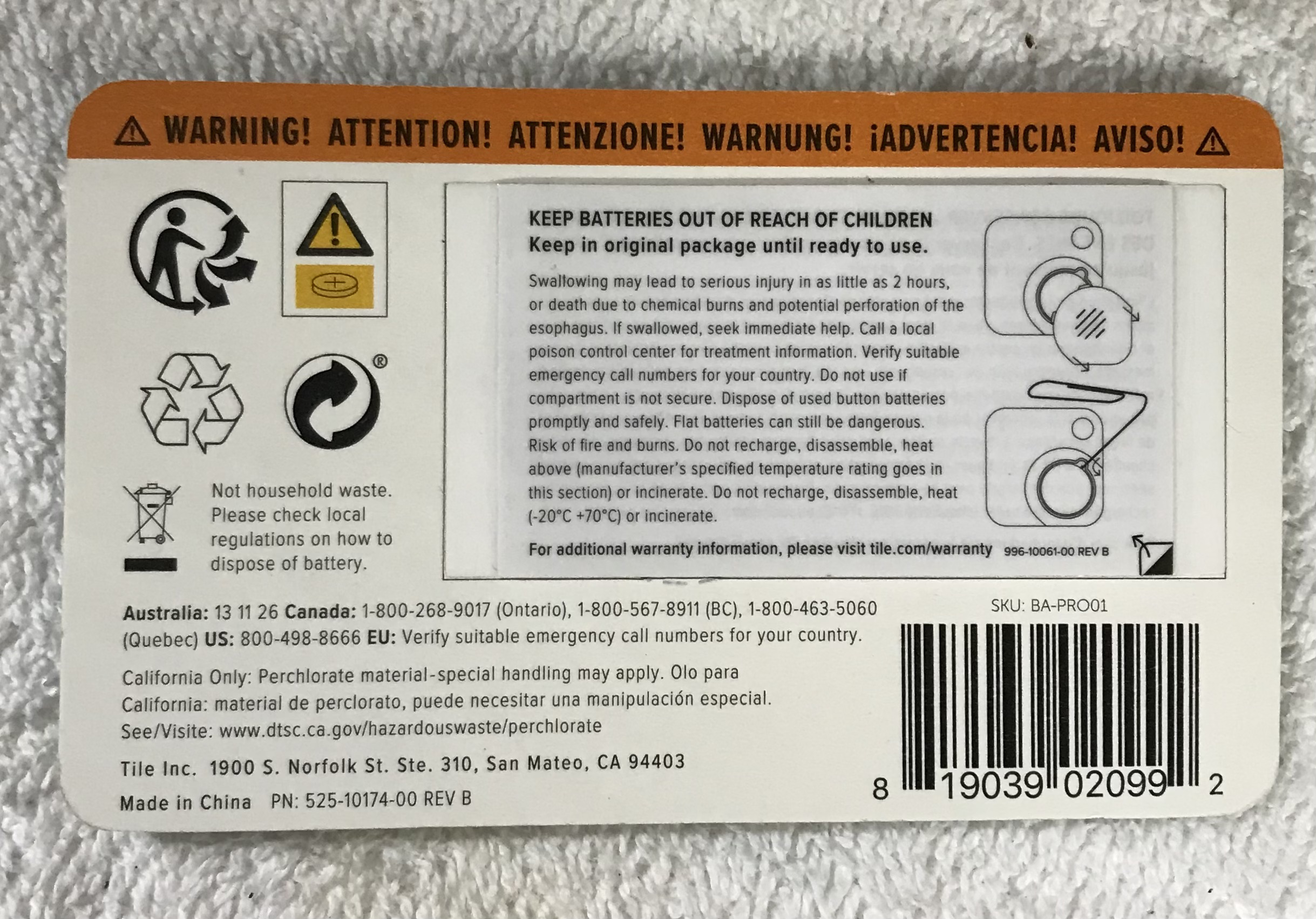 Tile Pro Replacement Battery CR2032 – NEW – Exp 2022 - Image 4