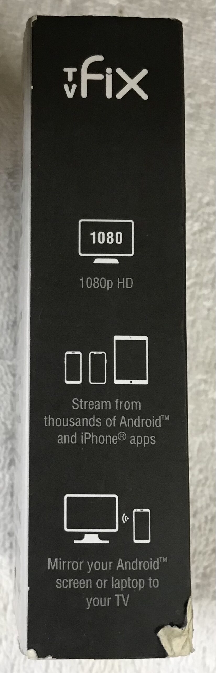 TV FIX Screen Caster – Stream From Your Phone to TV – New/Open Box – UPC 00030373 – PO1910611 - Image 6