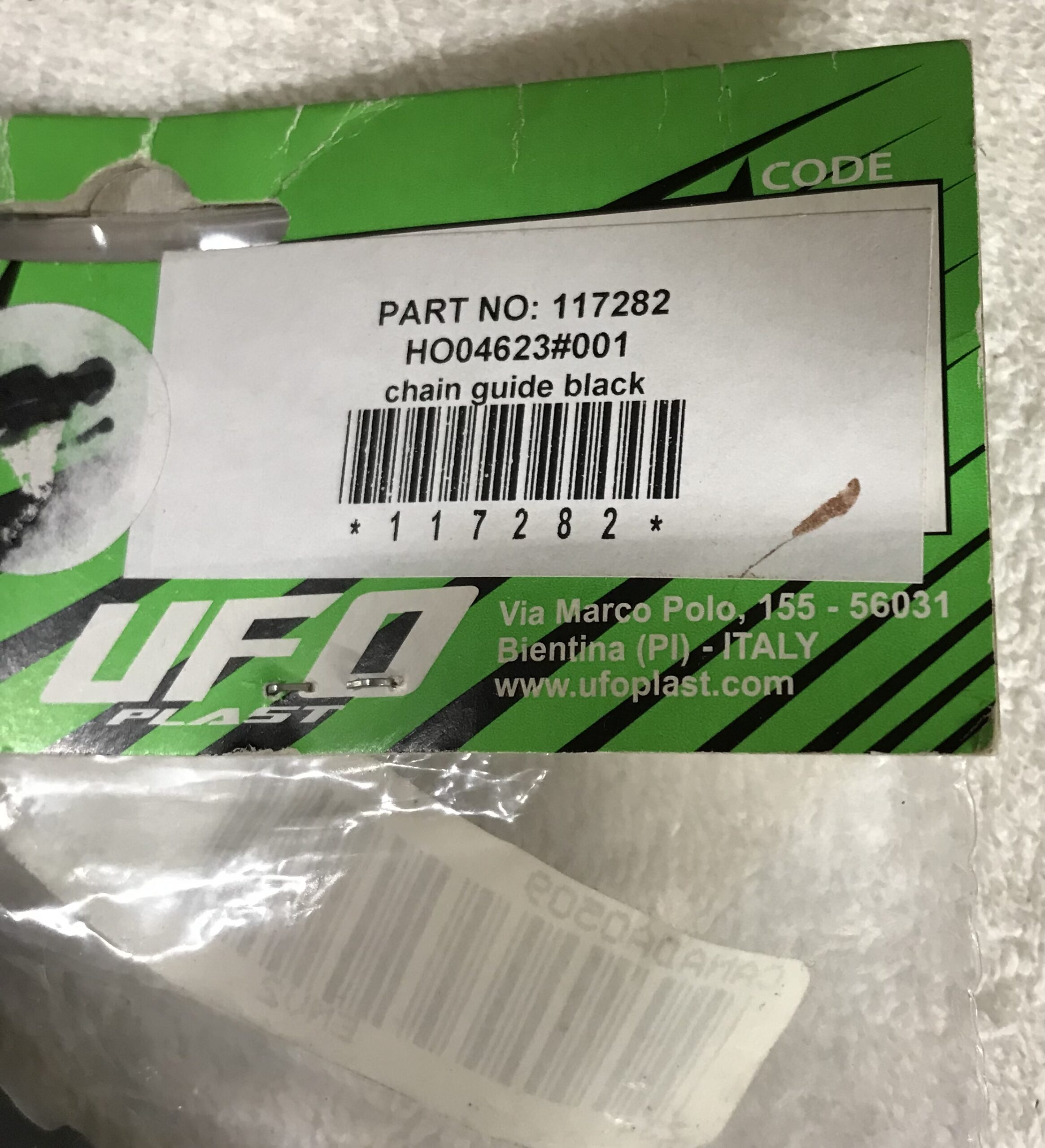 UFO Chain Guide 155-56031 Black HO04623#001 NEW - Image 3
