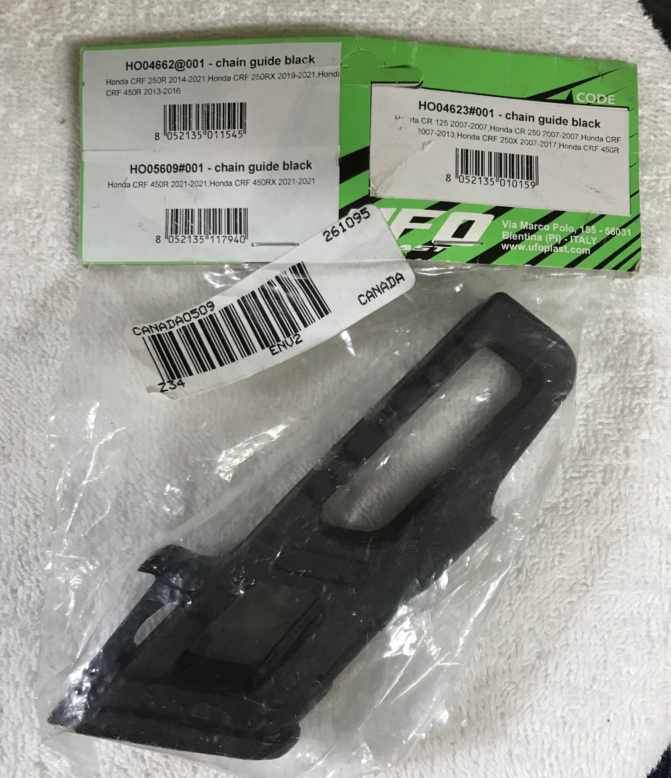 UFO Chain Guide 155-56031 Black HO04623#001 NEW - Image 4