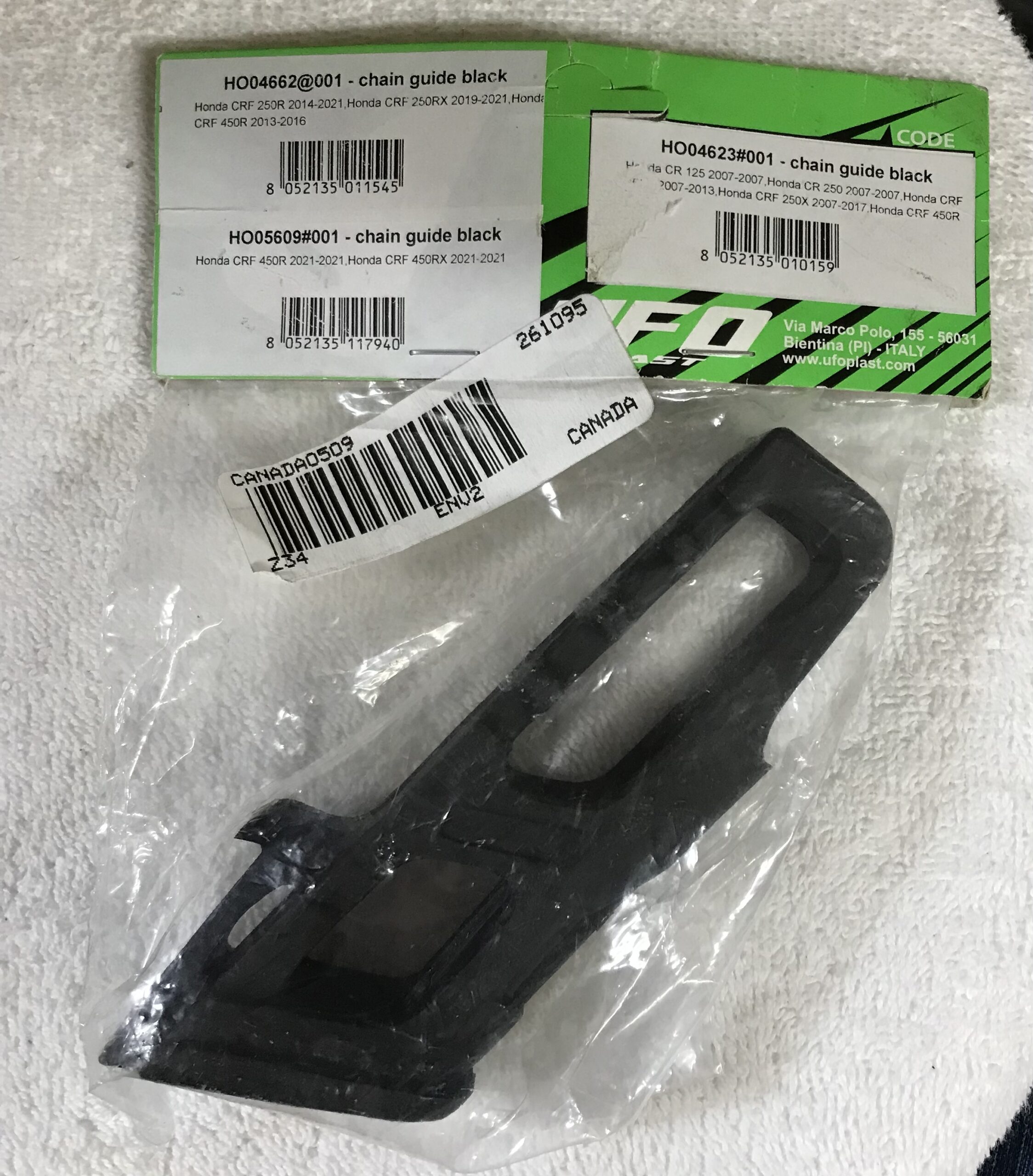 UFO Chain Guide 155-56031 Black HO04623#001 NEW - Image 5