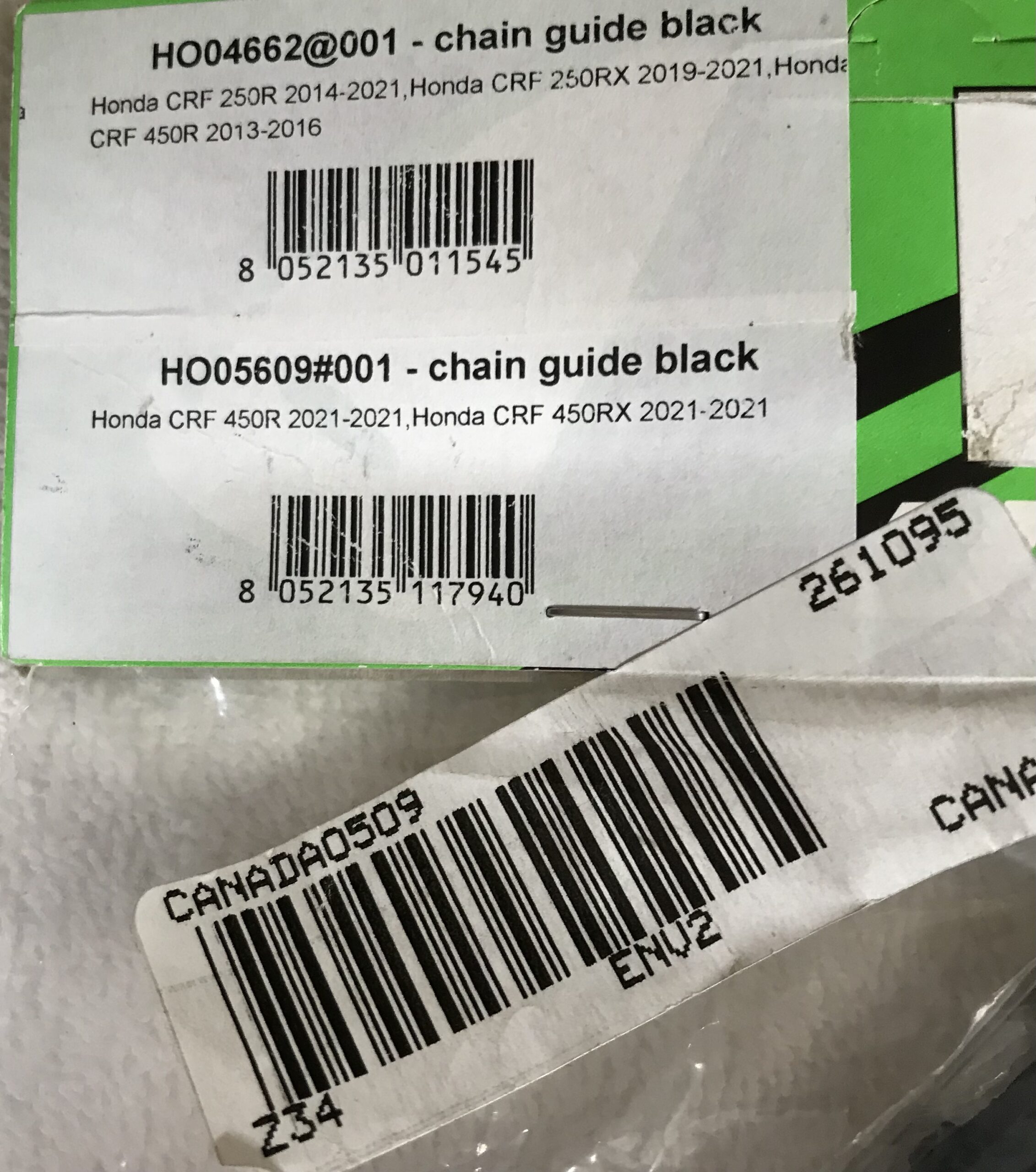 UFO Chain Guide 155-56031 Black HO04623#001 NEW - Image 8