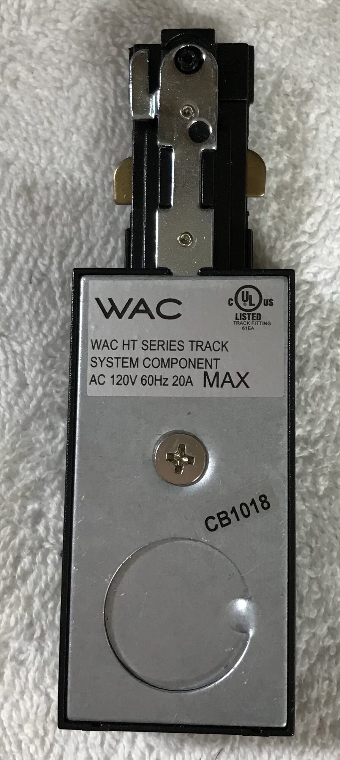 WAC Lighting HLE-BK Track Live End Connector 4-Pack Black – NEW - Image 4