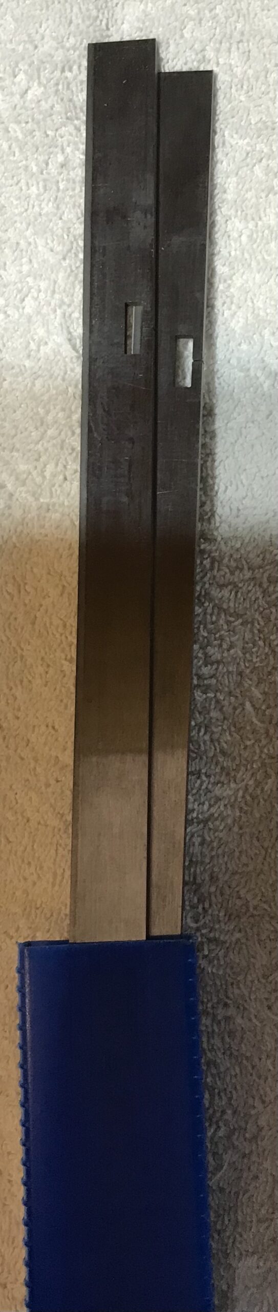 Planer Blades 410x20x3 HSS 18%W Set of 2 NEW Blue - Image 4