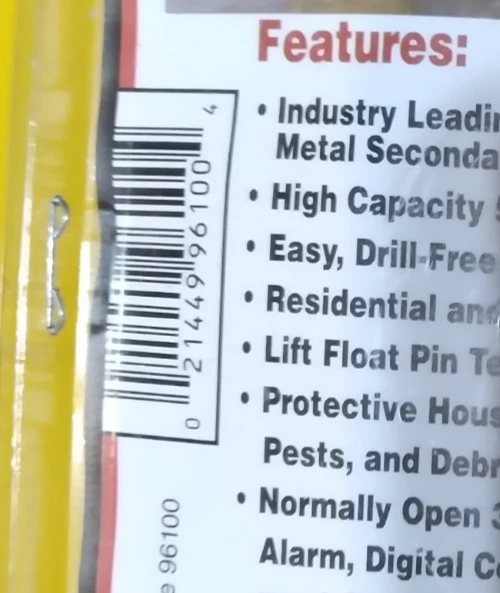 AquaGuard AG-1100+ Magnetic Float Switch 6ft for Metal Drain Pans NEW - Image 2