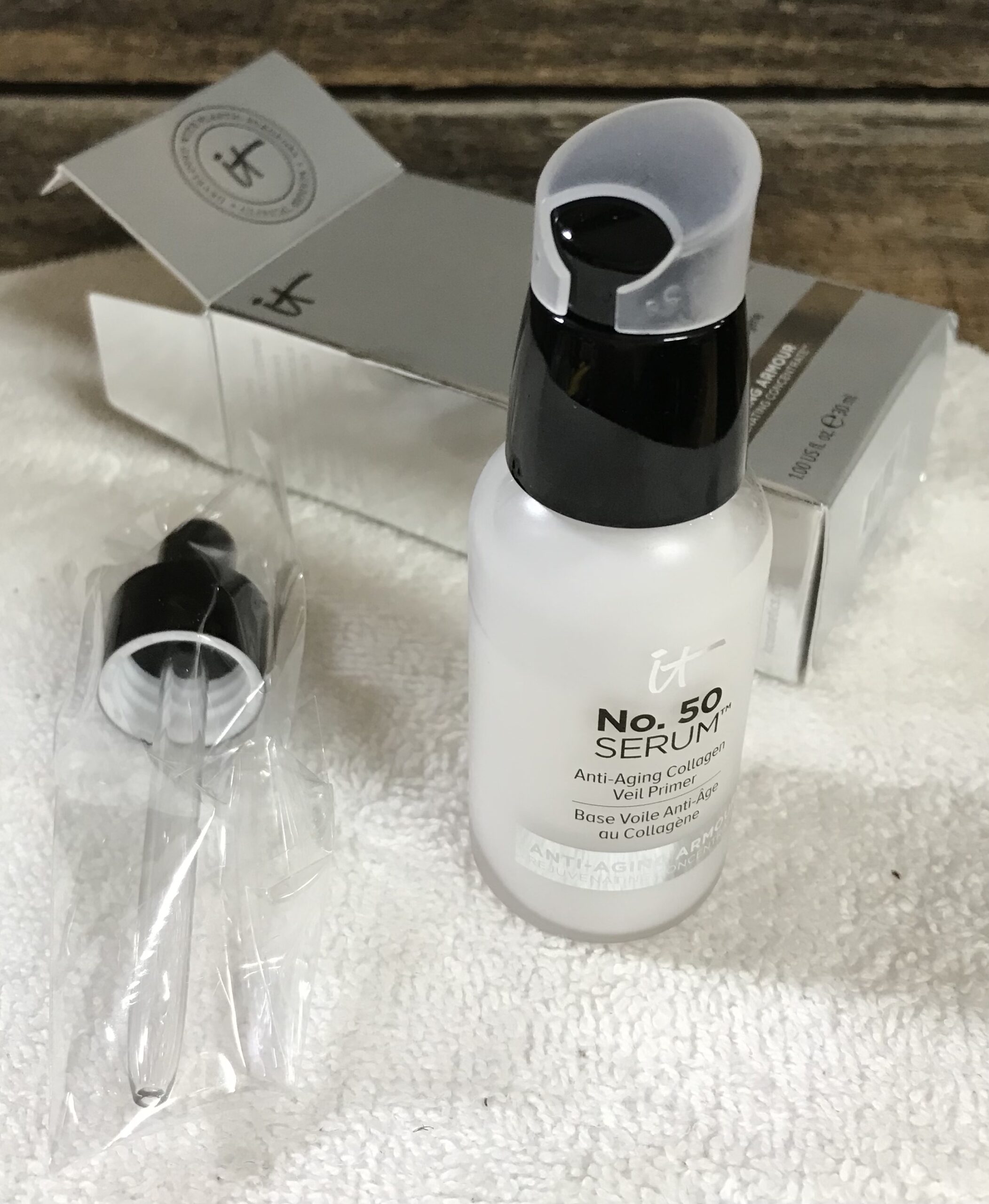 It Cosmetics No. 50 Serum Anti-Aging Collagen Veil Primer 1 fl oz – NEW IN BOX - Image 6