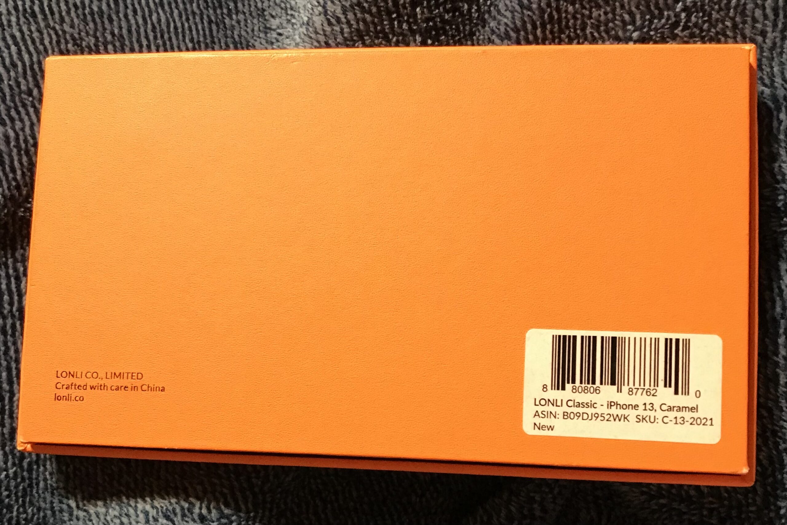 Lonli Classic iPhone 13 Case Caramel Protective Cover NEW - Image 3