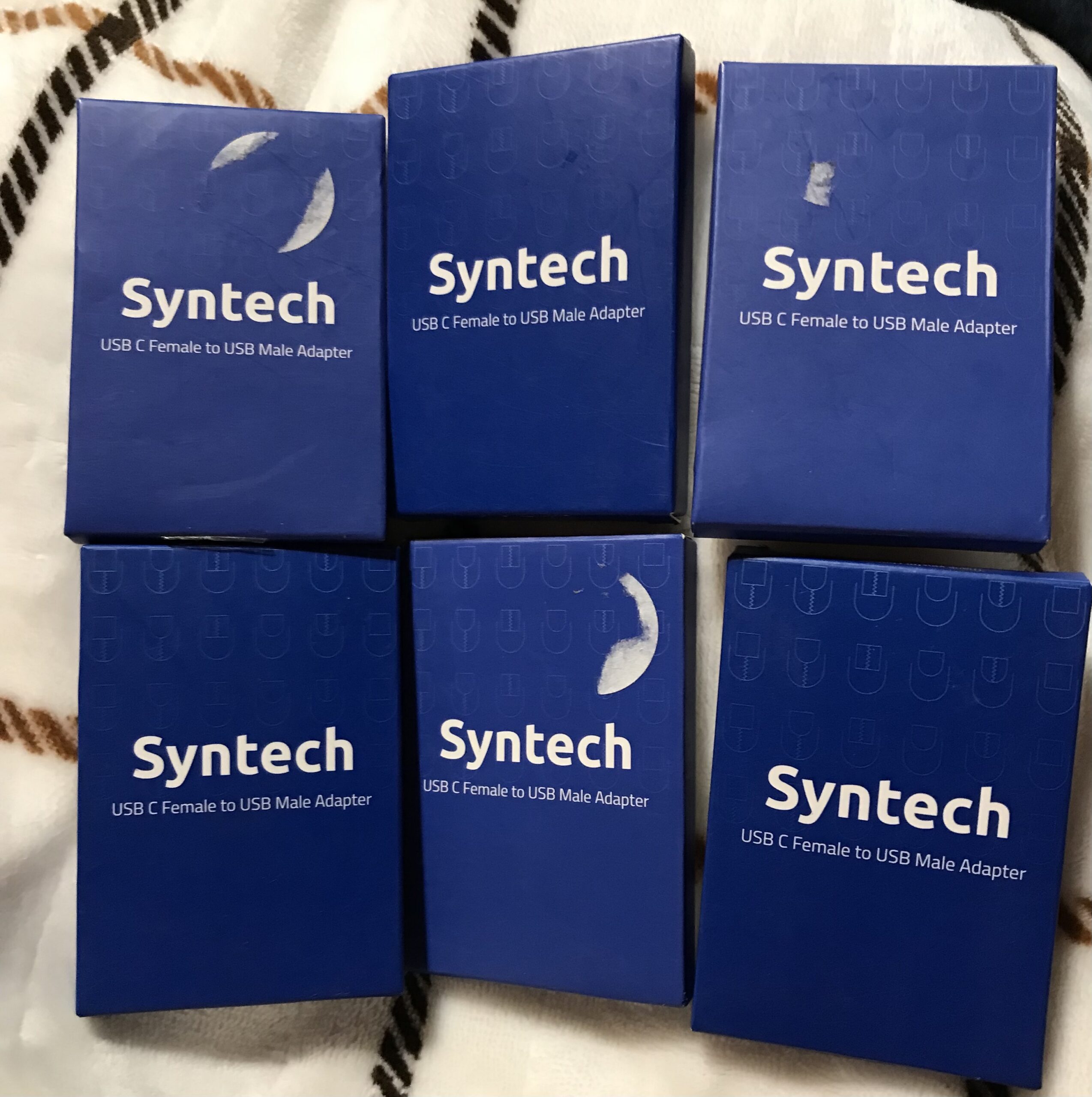 Syntech USB-C Female to USB Male Adapter 3-Pack (6 Boxes) NEW - Image 4