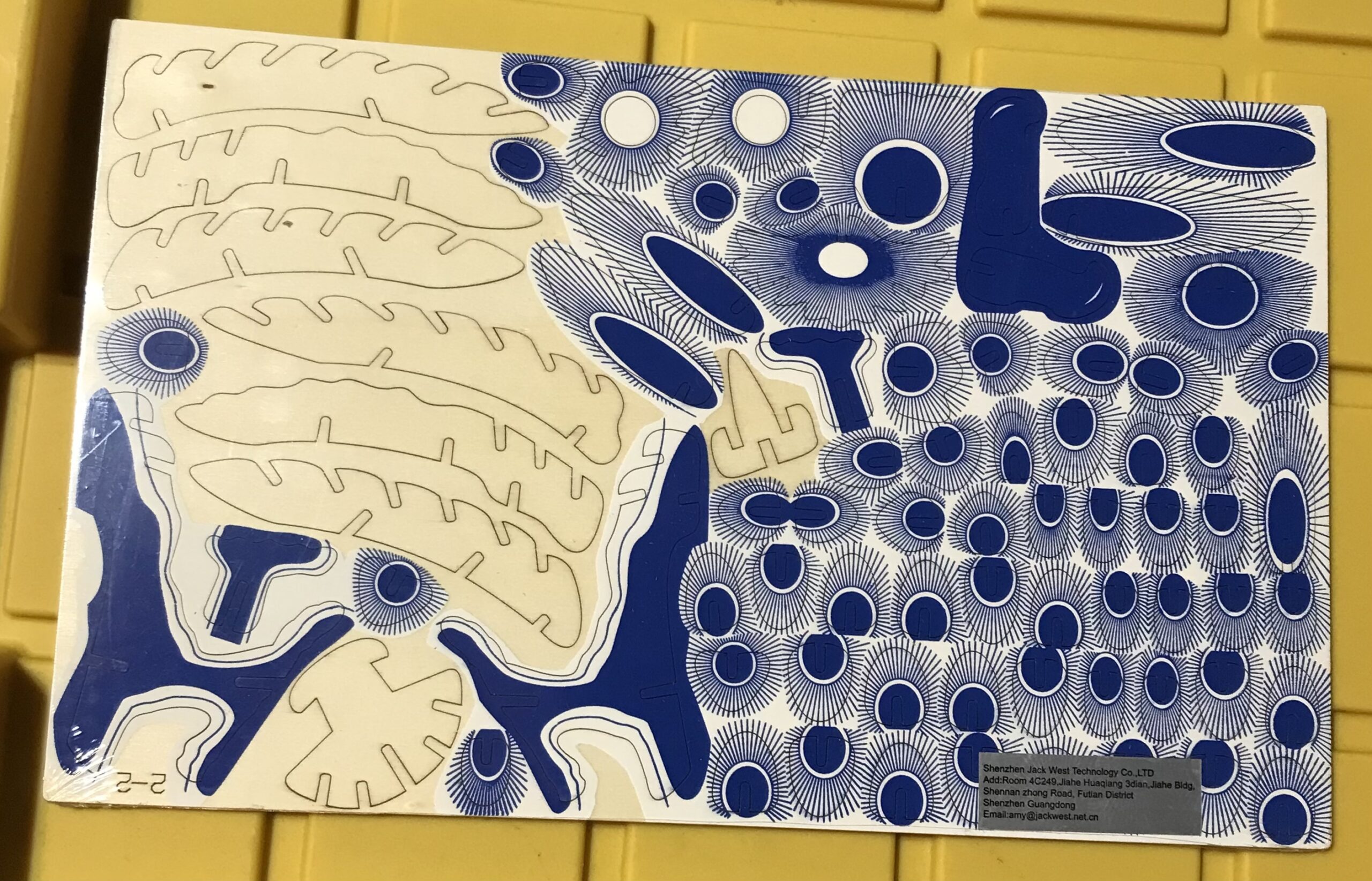 Jack West Wooden Puzzle Owl 3D Bird Brain Teaser Toy NEW UPC X002B3CAXF - Image 2