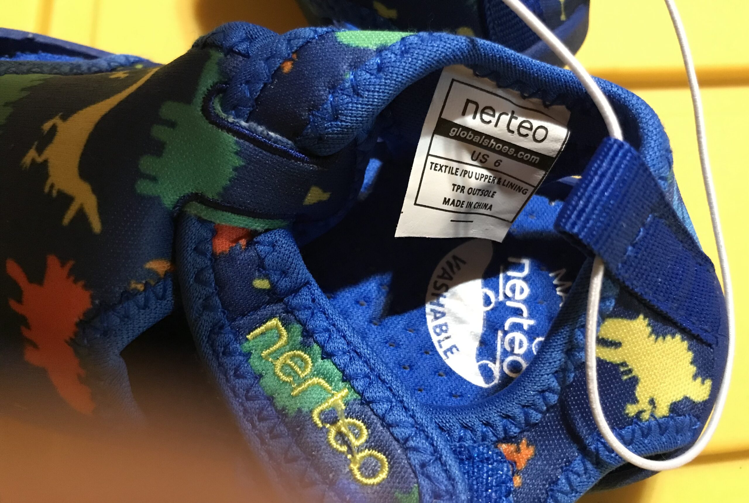 item: Blank TemNerteo Toddler Shoes Size 6 Dinosaur Royal Blue NT190702 NEW X00207A13Lplate (Copy) - Image 4