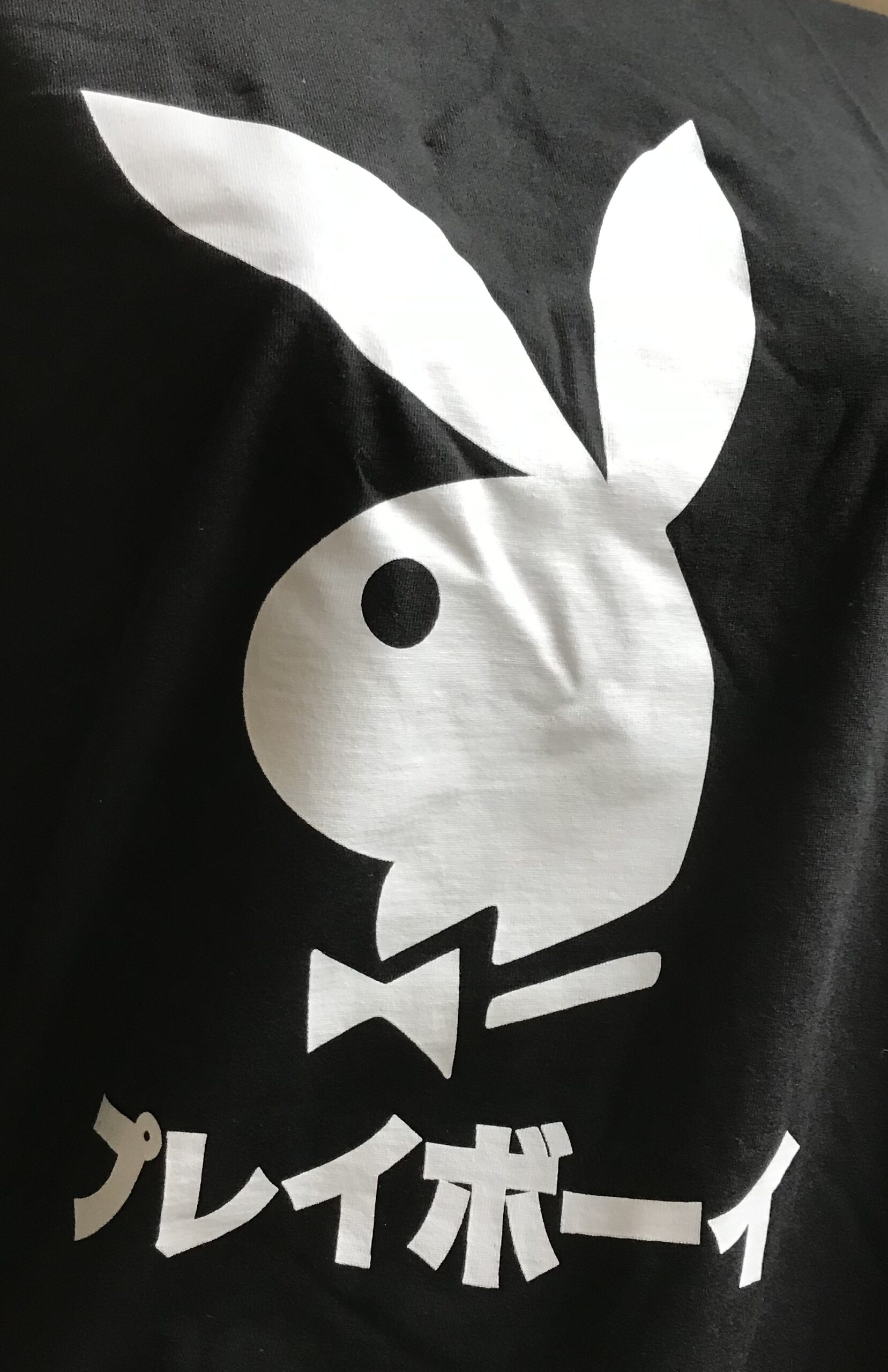 Playboy Japanese Rabbit Head Long Sleeve Shirt Black Size L – NEW - Image 3