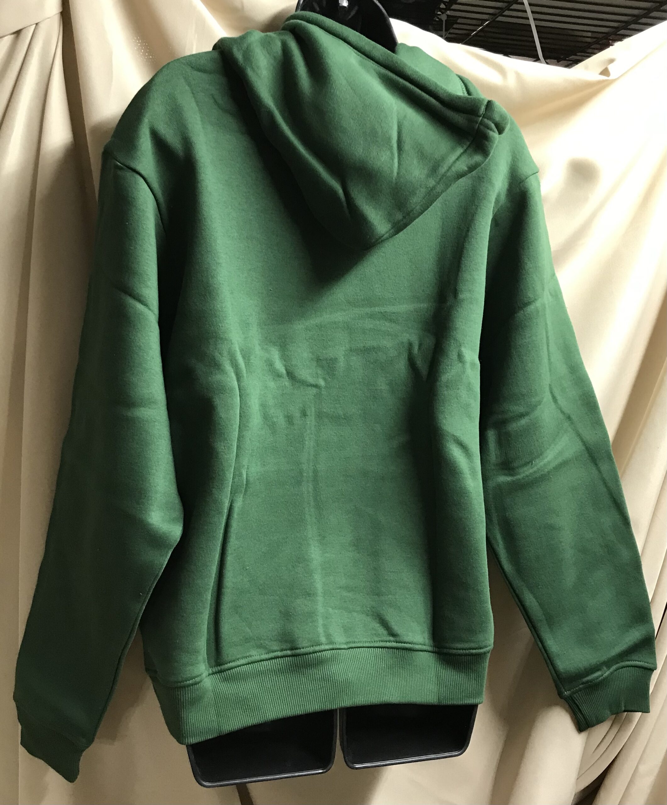 PLT Pretty Little Thing Oversized Forest Green Logo Hoodie Size M NEW - Image 3