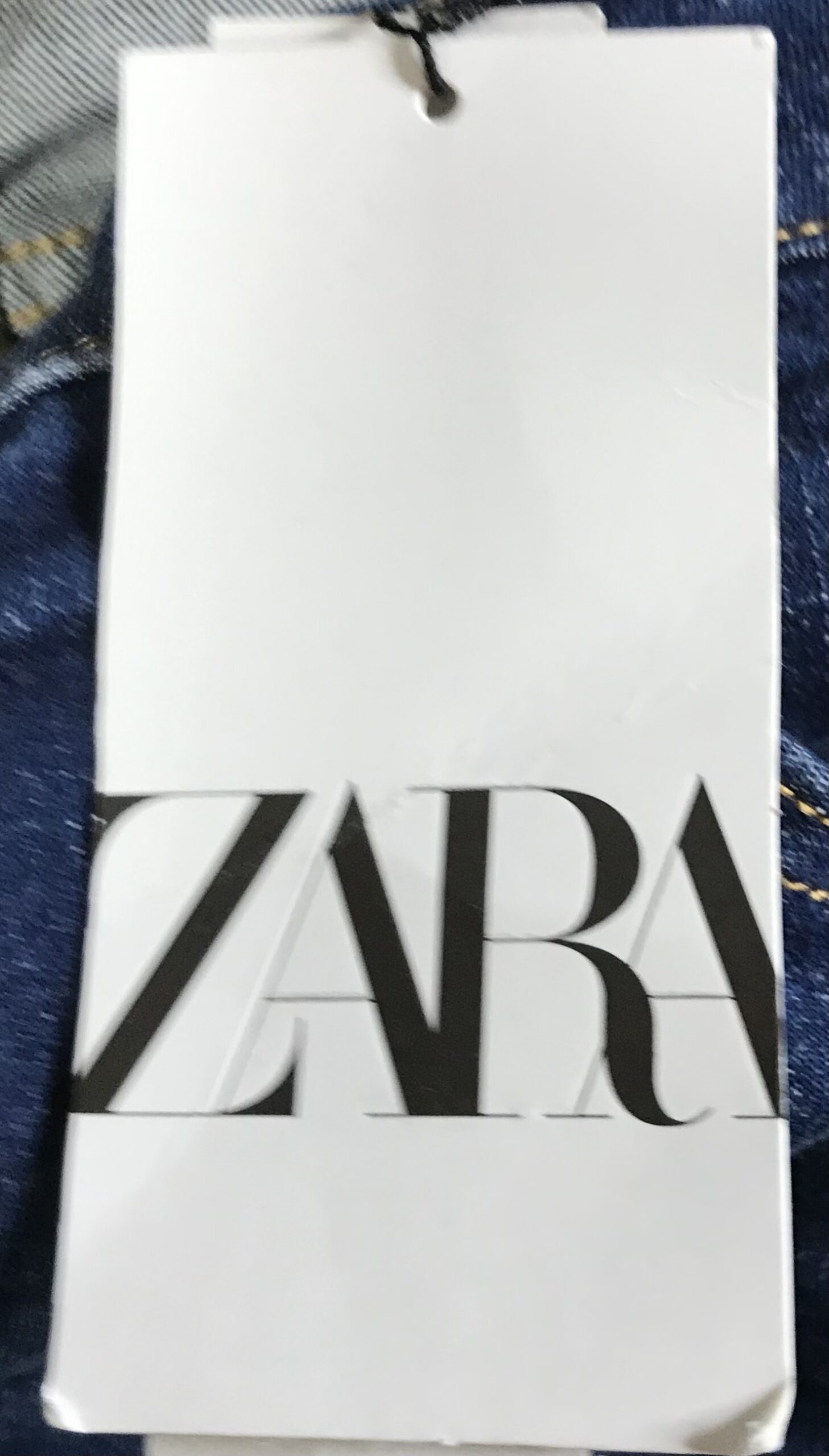 ZARA The Contour Skinny Dark Blue Jeans Size 12 Signature Denim NEW - Image 6