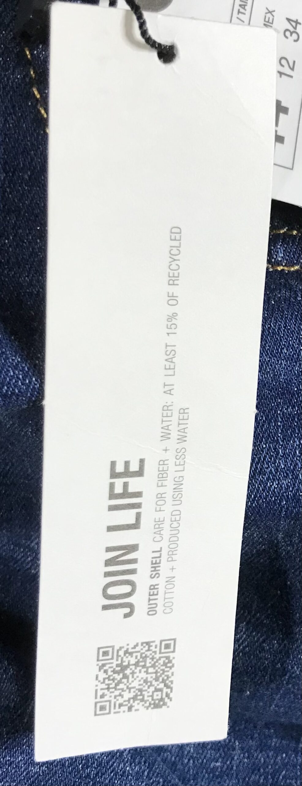 ZARA The Contour Skinny Dark Blue Jeans Size 12 Signature Denim NEW - Image 8