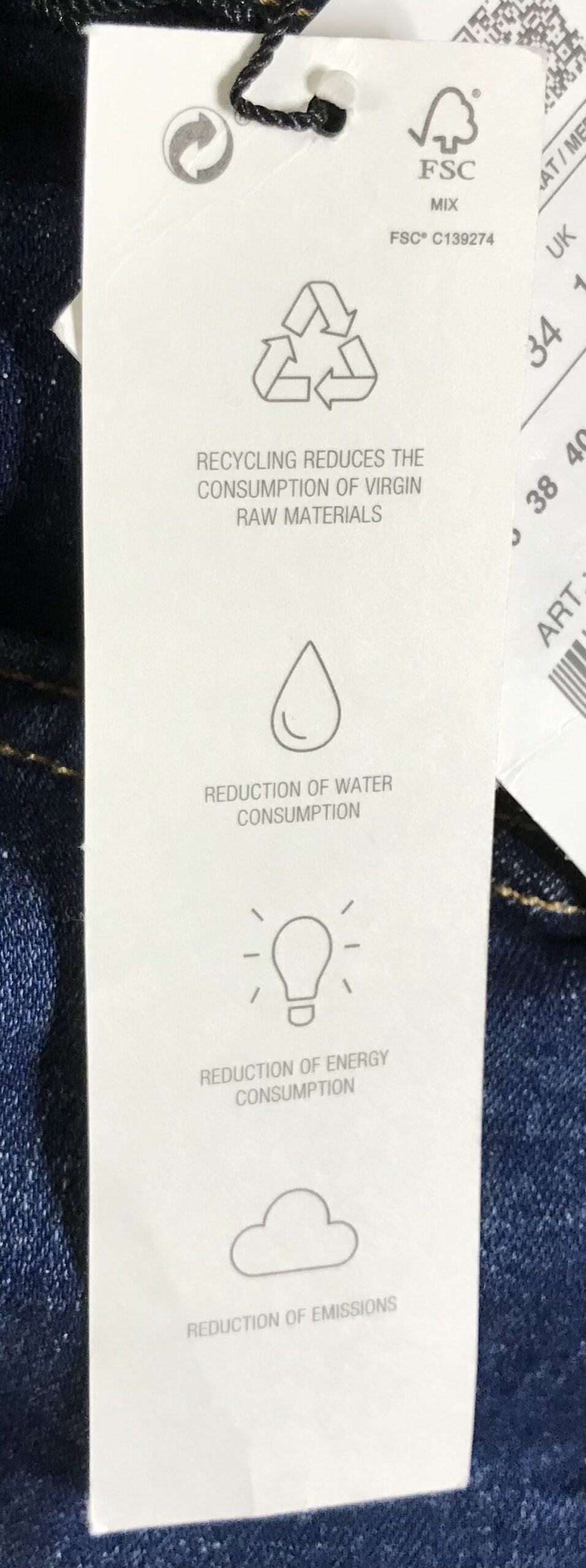 ZARA The Contour Skinny Dark Blue Jeans Size 12 Signature Denim NEW - Image 9