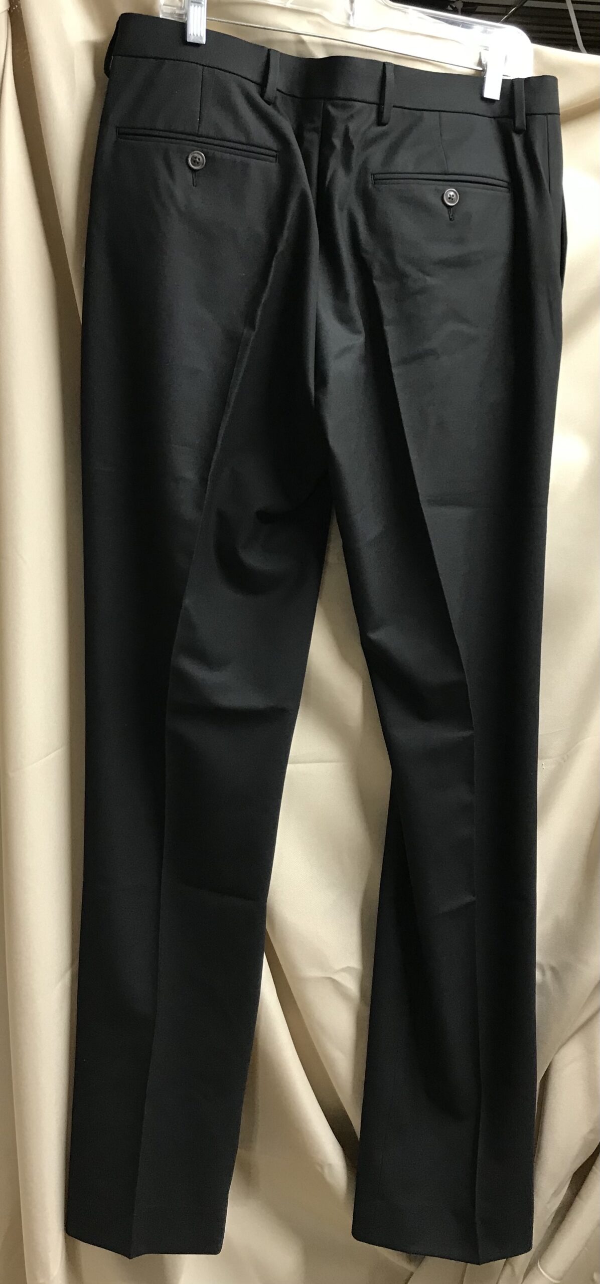 Amazon Essentials Men’s Slim Fit Black Dress Pants 34x34 Wrinkle Resistant NEW - Image 3