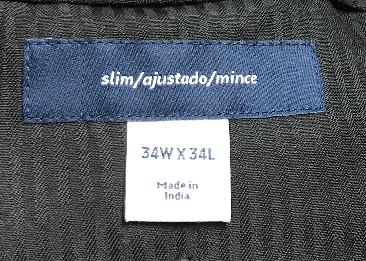 Amazon Essentials Men’s Slim Fit Black Dress Pants 34x34 Wrinkle Resistant NEW - Image 5