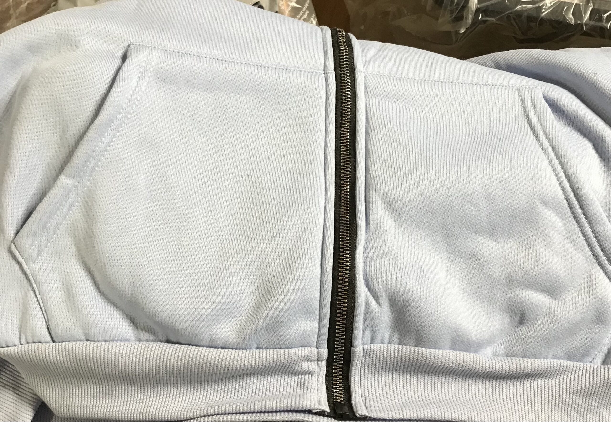 Unbranded Light Blue Hooded Sweat Jacket w/ Ears Size 1 Ultra Rare NEW - Image 7