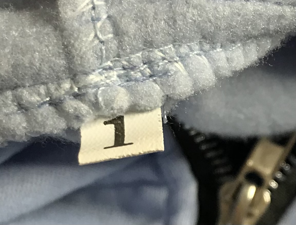 Unbranded Light Blue Hooded Sweat Jacket w/ Ears Size 1 Ultra Rare NEW - Image 9