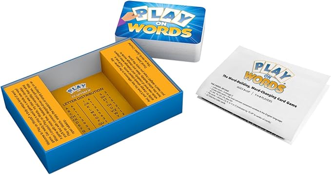 Play on Words Word-Building Card Game Ages 8+ 1–4 Players NEW - Image 6