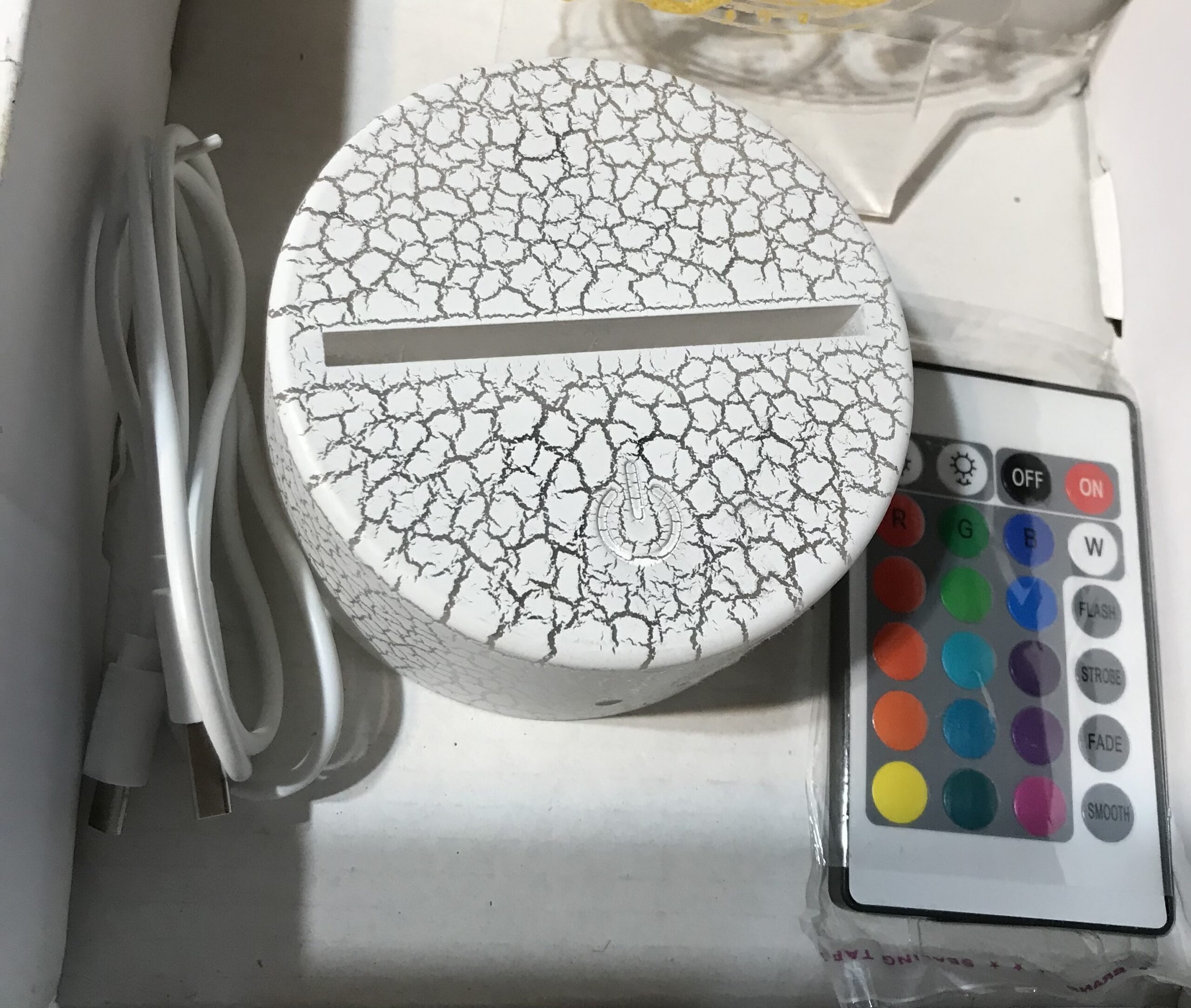 Disney Mickey Mouse Ears LED Night Light Lamp 50th Anniversary w/ Remote NEW(Copy) - Image 4