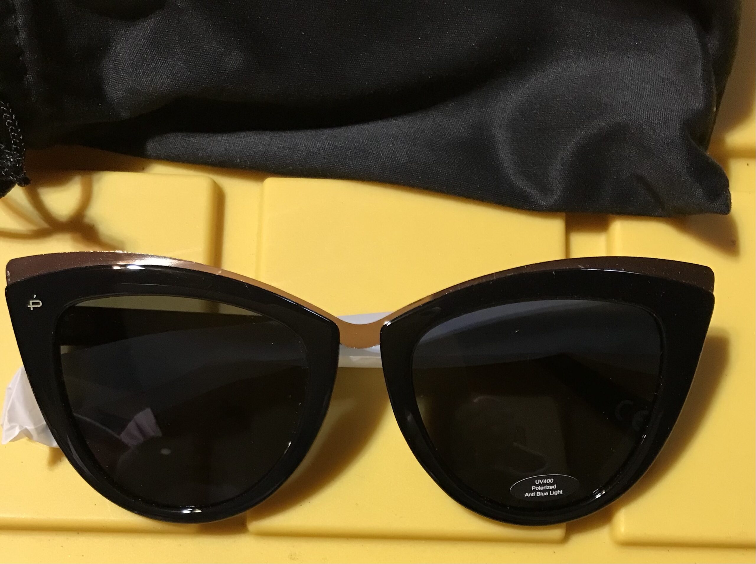 Prive Revaux Juliet Sunglasses Black Gold Accent PRV-FA-014 New - Image 7