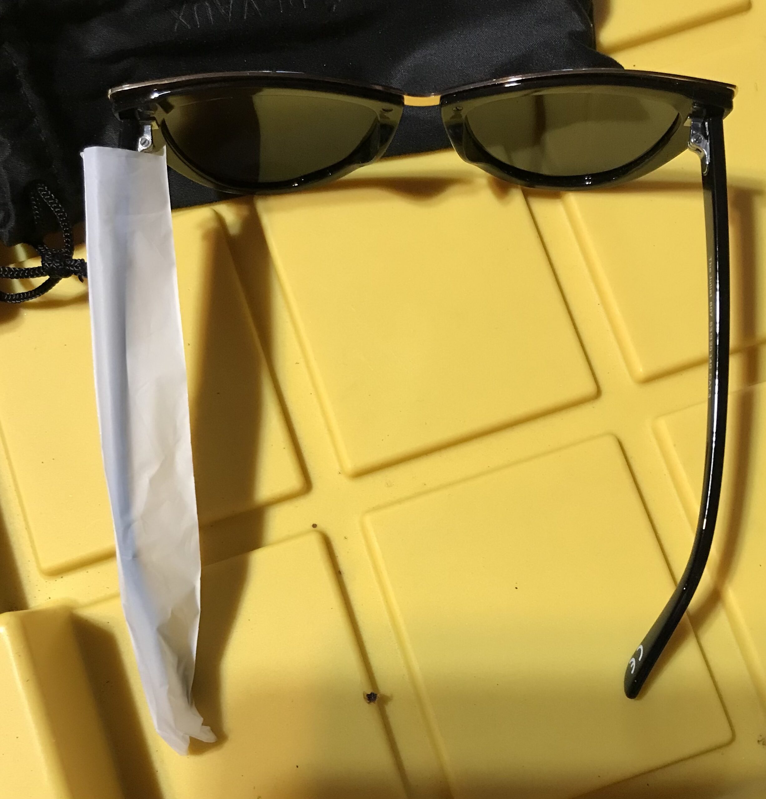 Prive Revaux Juliet Sunglasses Black Gold Accent PRV-FA-014 New - Image 9