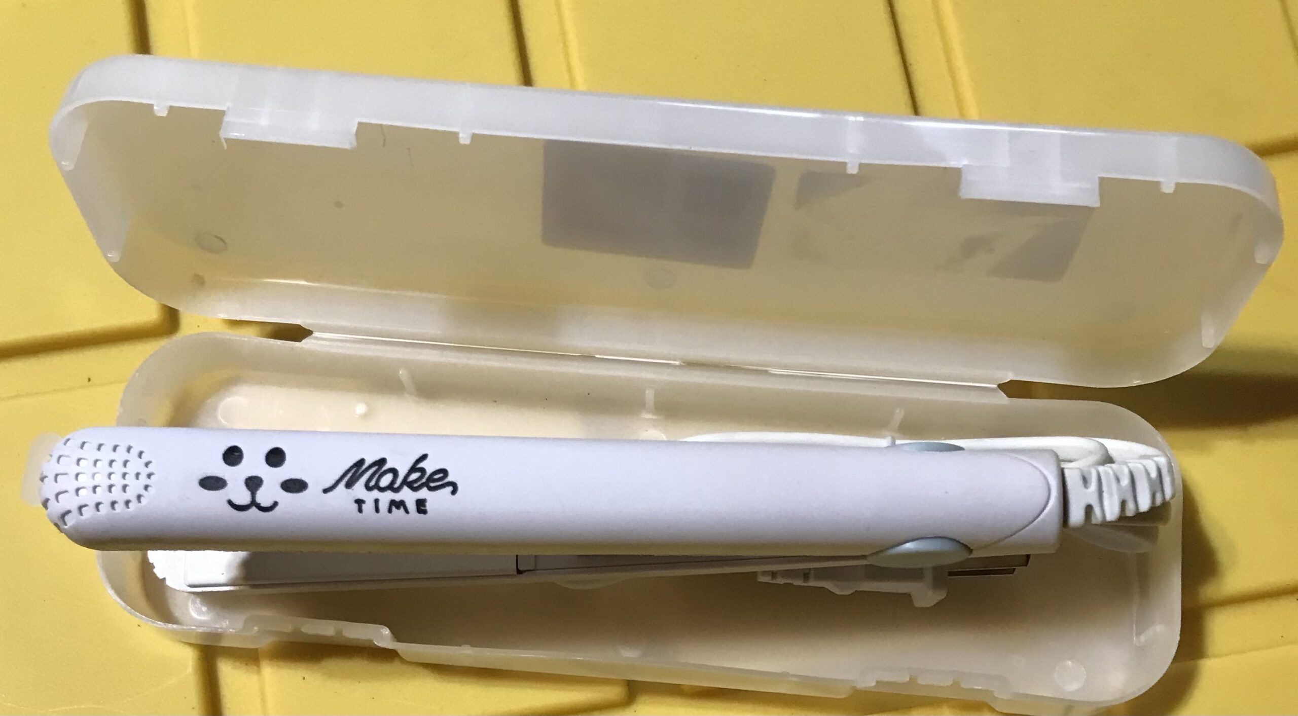 Make Time Mini Flat Iron Hair Straightener Compact Travel Size New - Image 3