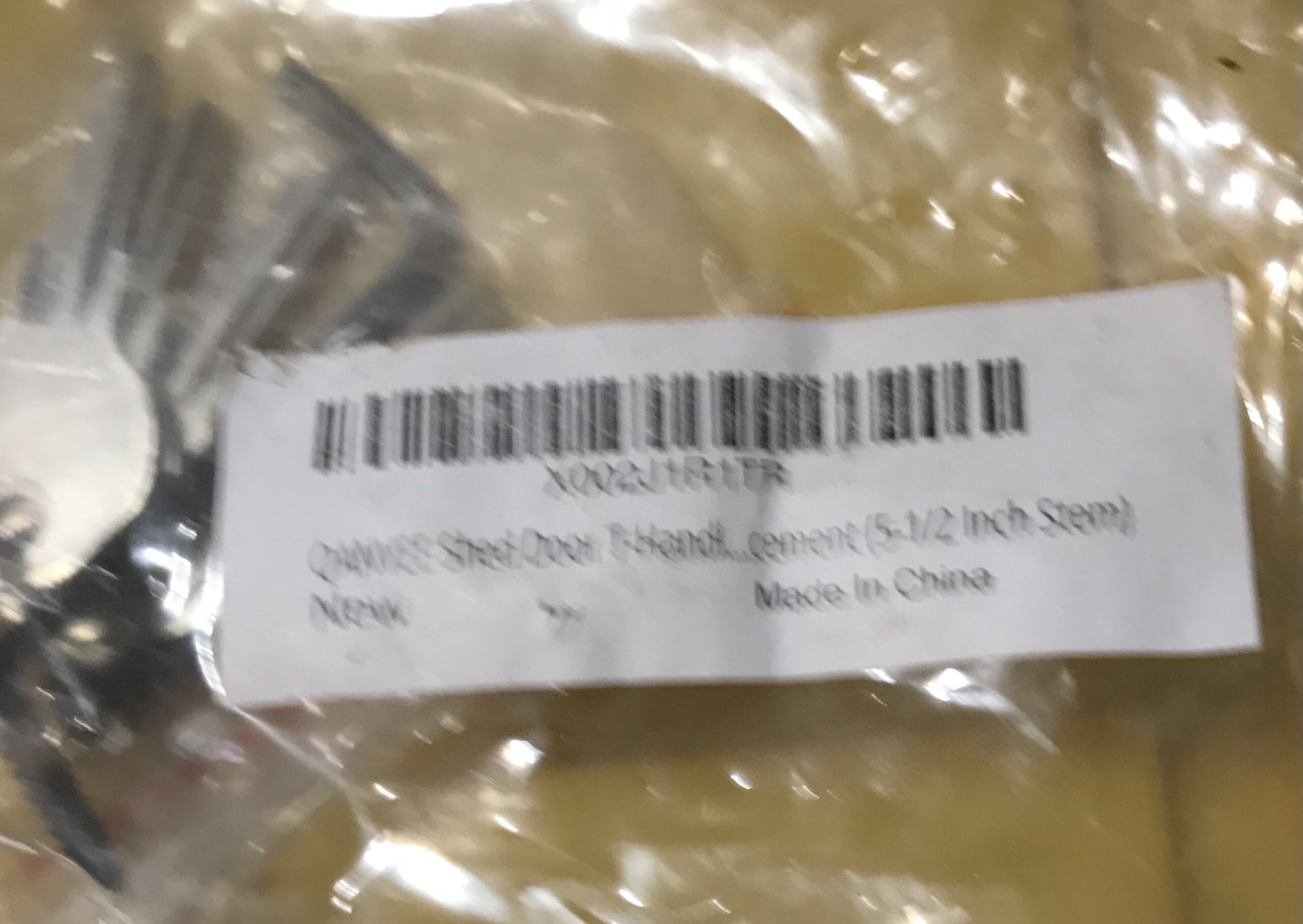 Qanvee T-Handle Shed Door Lock Kit – 5-1/2" Stem – Black – New - Image 5