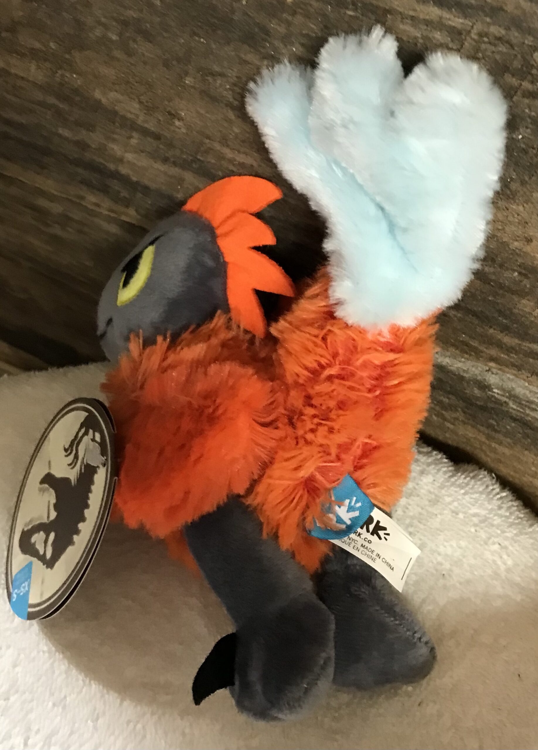 BARK Dog Toys Set of 4 Plush Dinosaur & Pigeon Toys XS–S NEW - Image 11