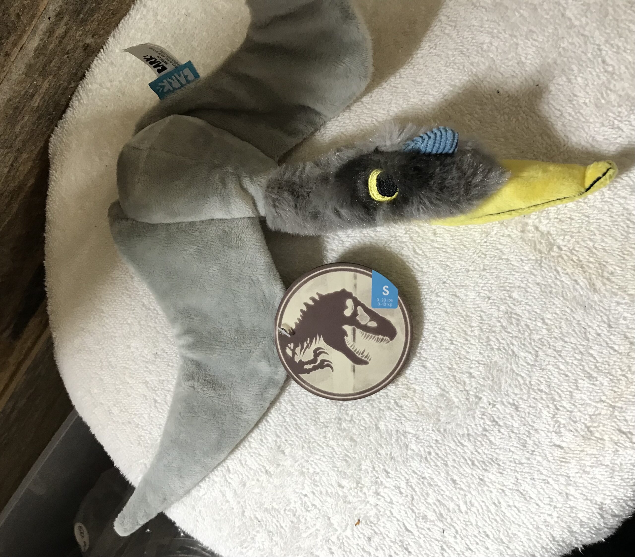 BARK Dog Toys Set of 4 Plush Dinosaur & Pigeon Toys XS–S NEW - Image 22