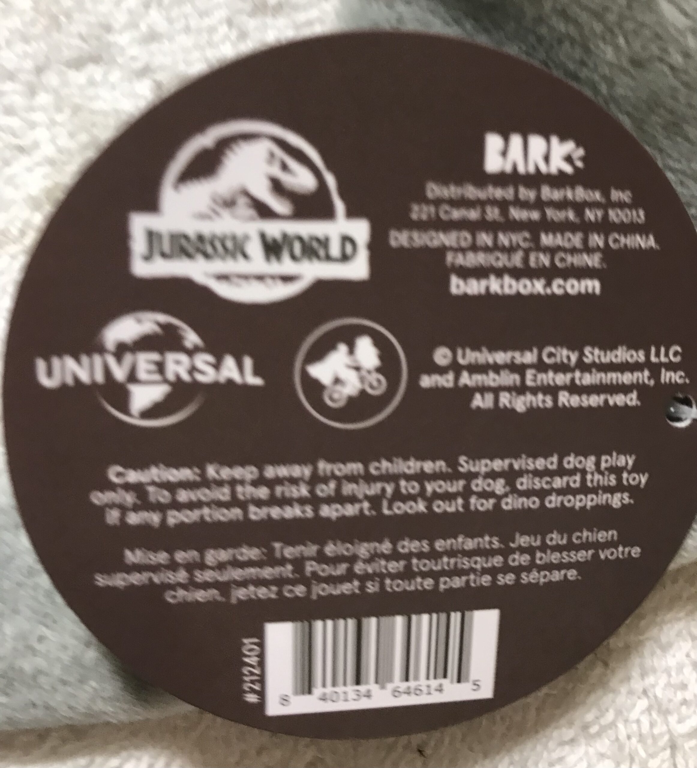 BARK Dog Toys Set of 4 Plush Dinosaur & Pigeon Toys XS–S NEW - Image 24