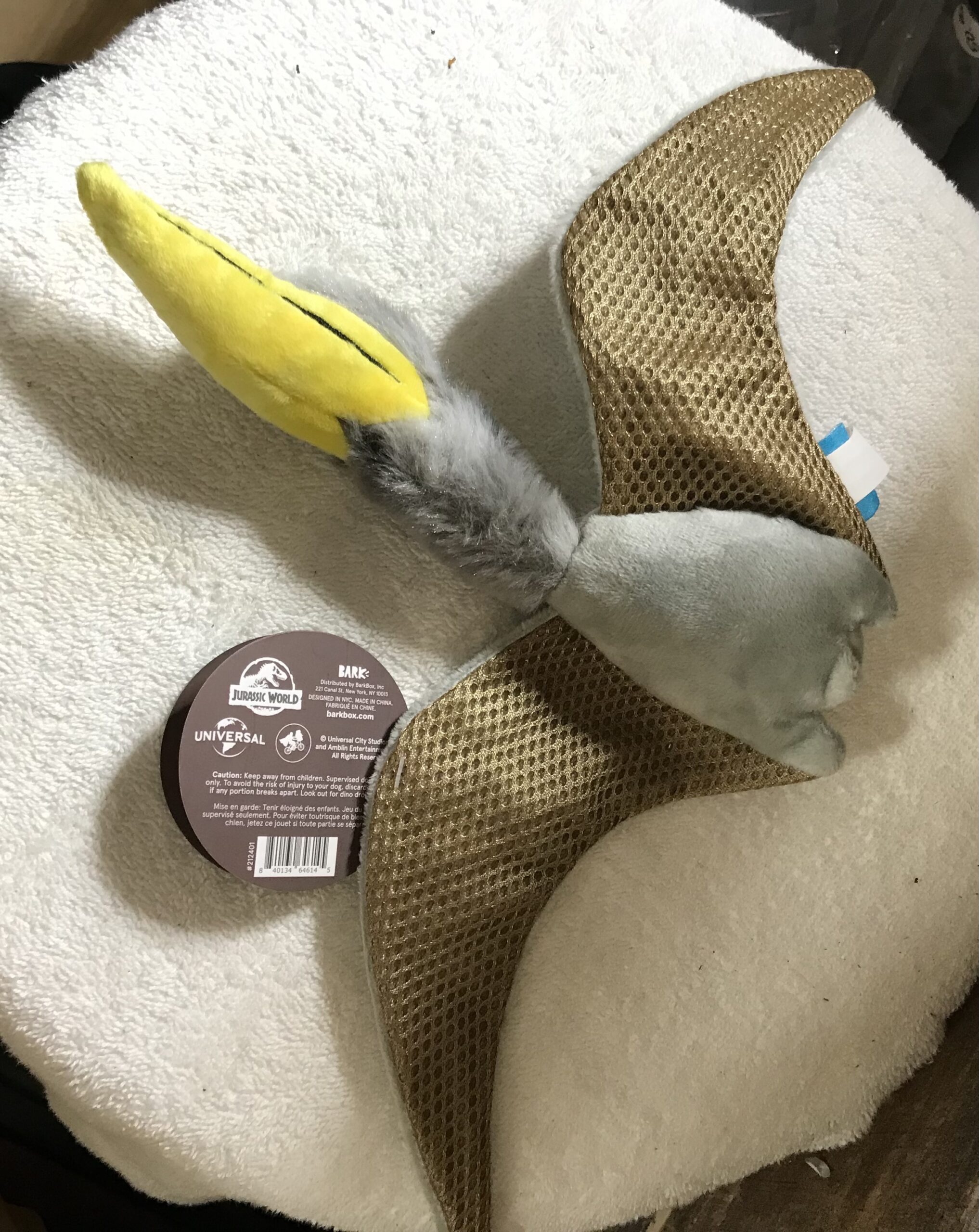 BARK Dog Toys Set of 4 Plush Dinosaur & Pigeon Toys XS–S NEW - Image 27