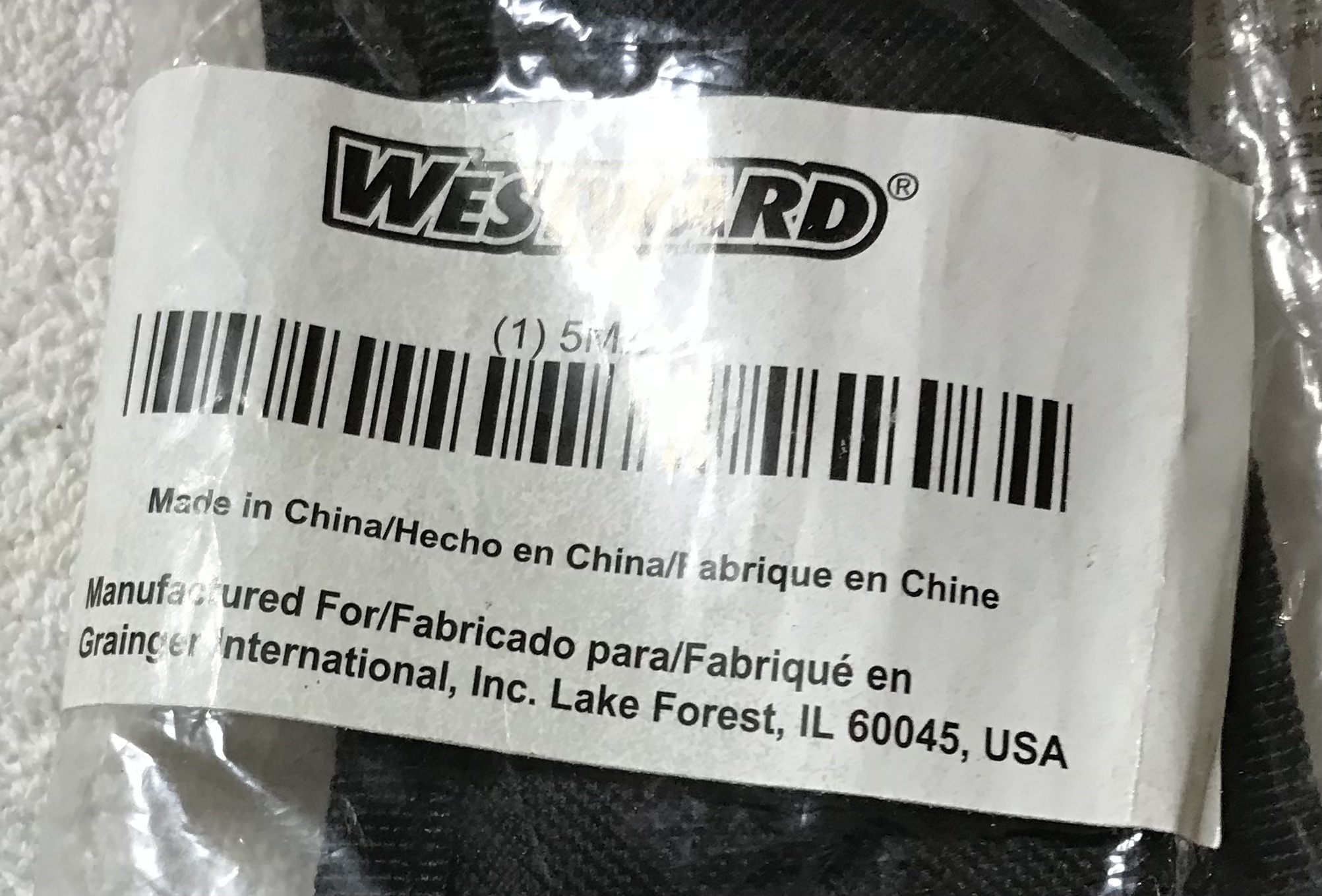 WESTWARD 5MZL5 Tool Bag Replacement Shoulder Strap Black NEW - Image 4