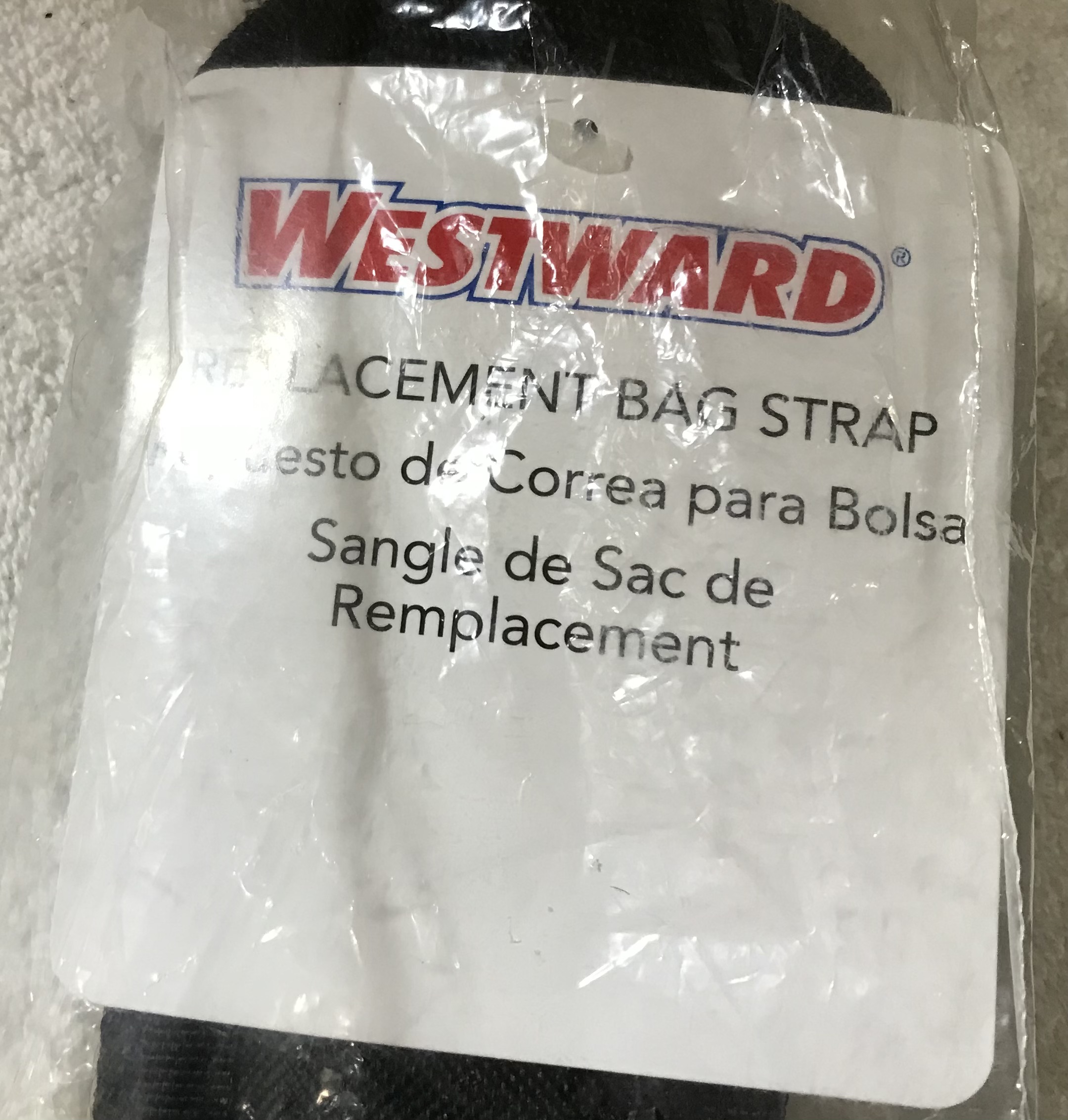 WESTWARD 5MZL5 Tool Bag Replacement Shoulder Strap Black NEW - Image 5