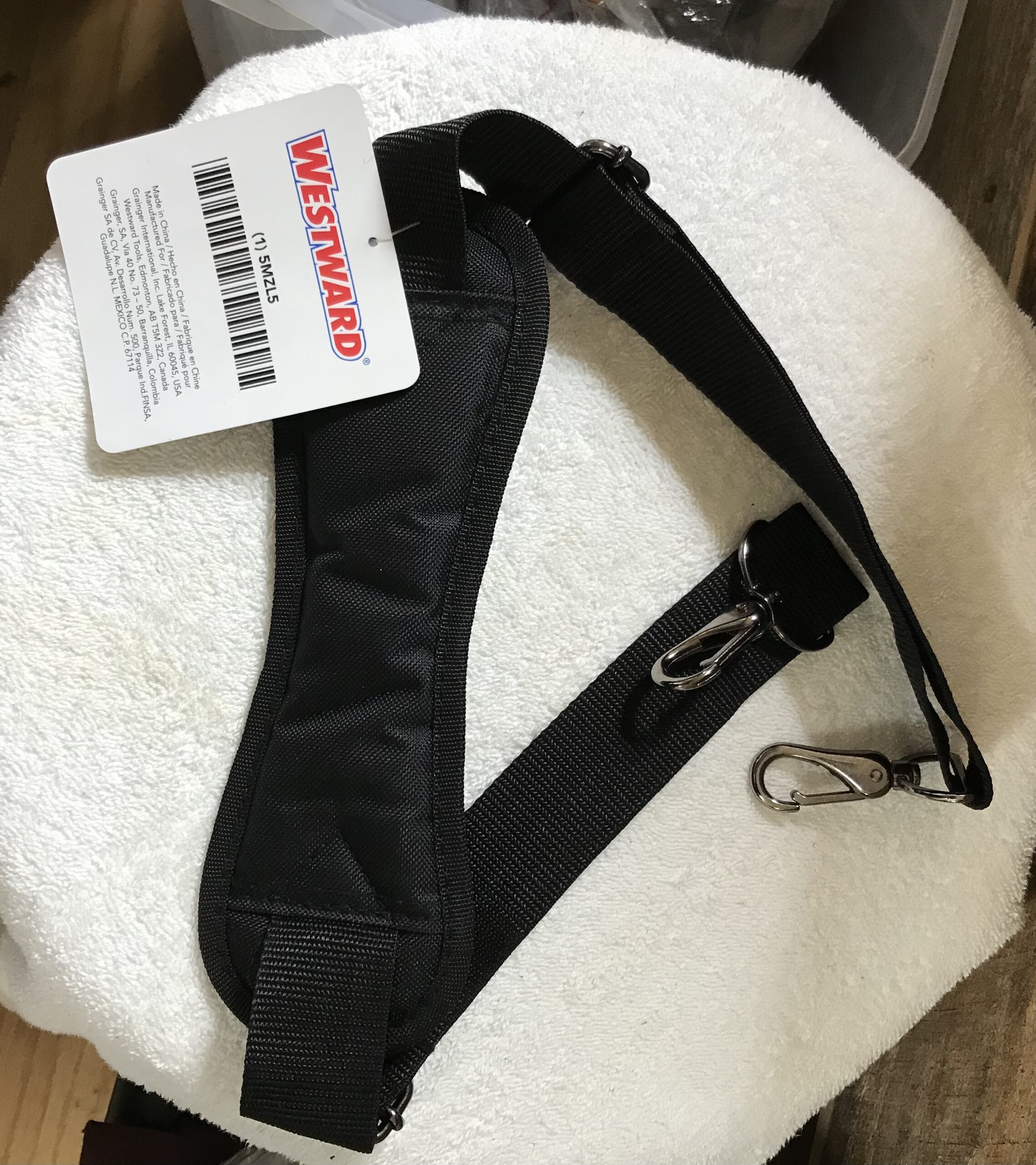 WESTWARD 5MZL5 Tool Bag Replacement Shoulder Strap Black NEW - Image 6