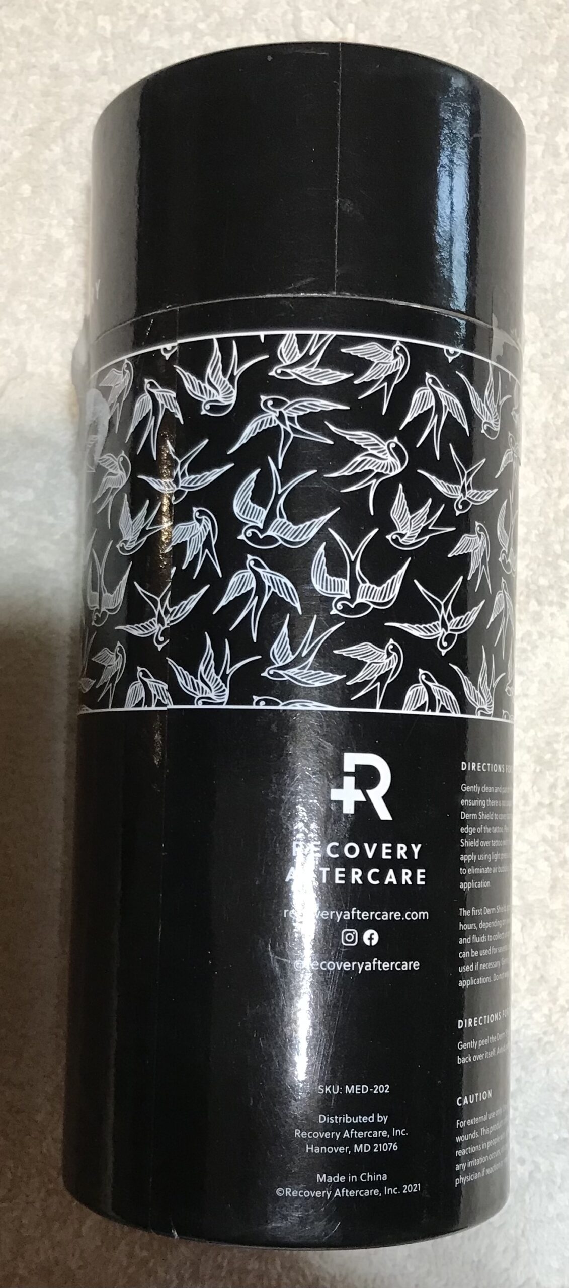 Recovery Derm Shield Tattoo Aftercare Bandage 5.9"x8yd Roll MED-202 - Image 4