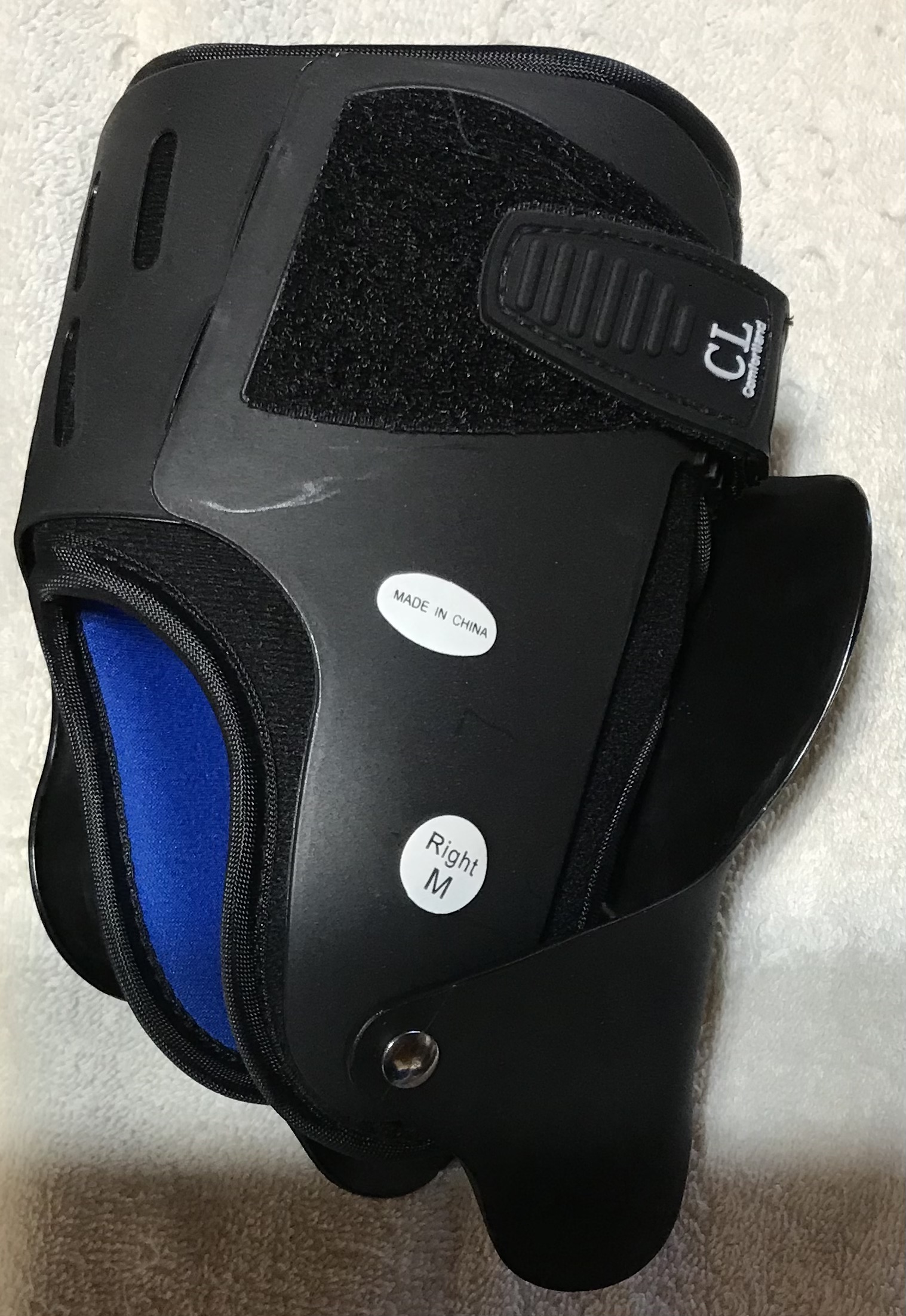 Comfortland CL Accord Ankle Brace III Black/Blue Medium L or R NEW - Image 4