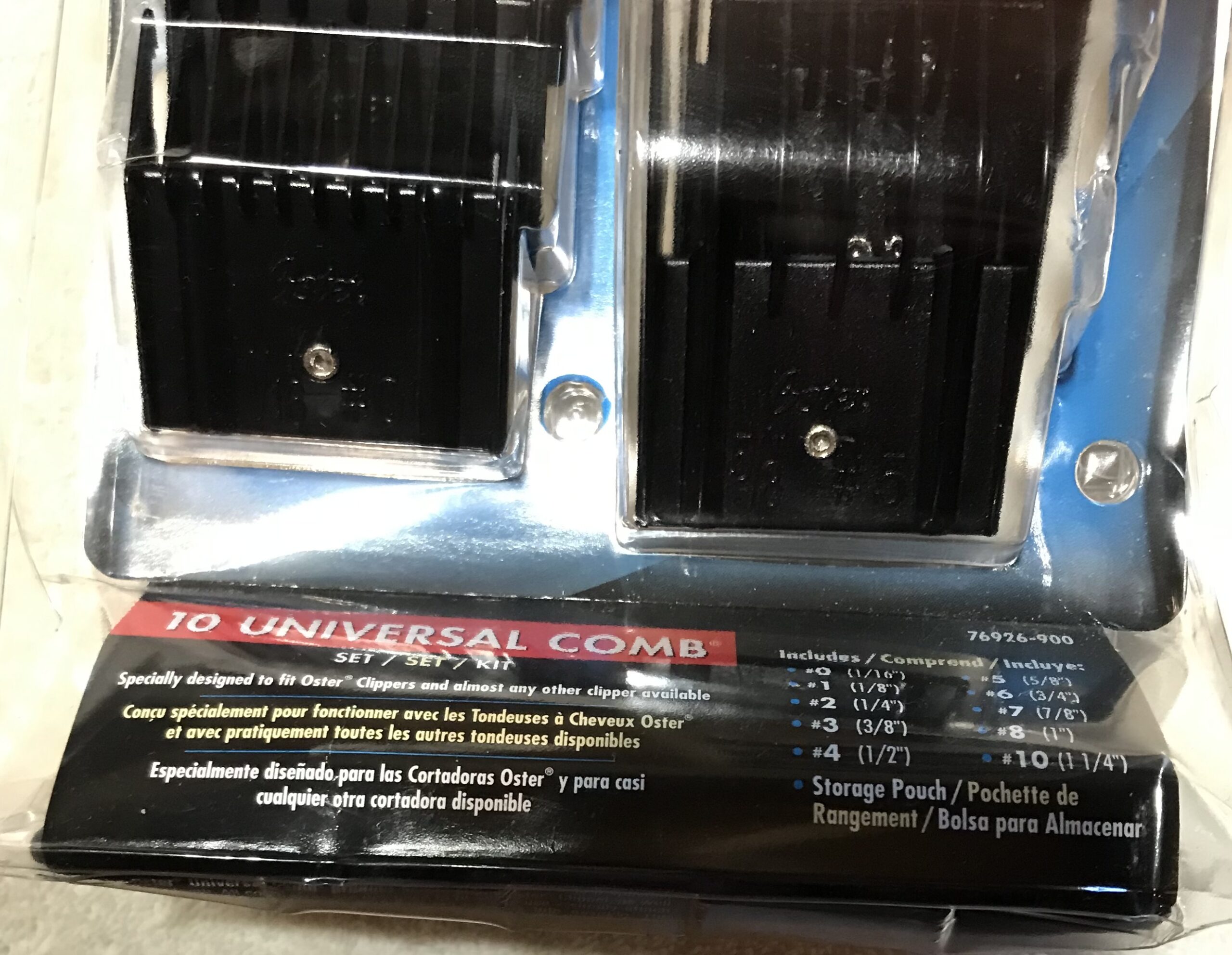 Oster Professional 10 Universal Comb Set Kit 3 Sizes NEW 034264409729 - Image 4