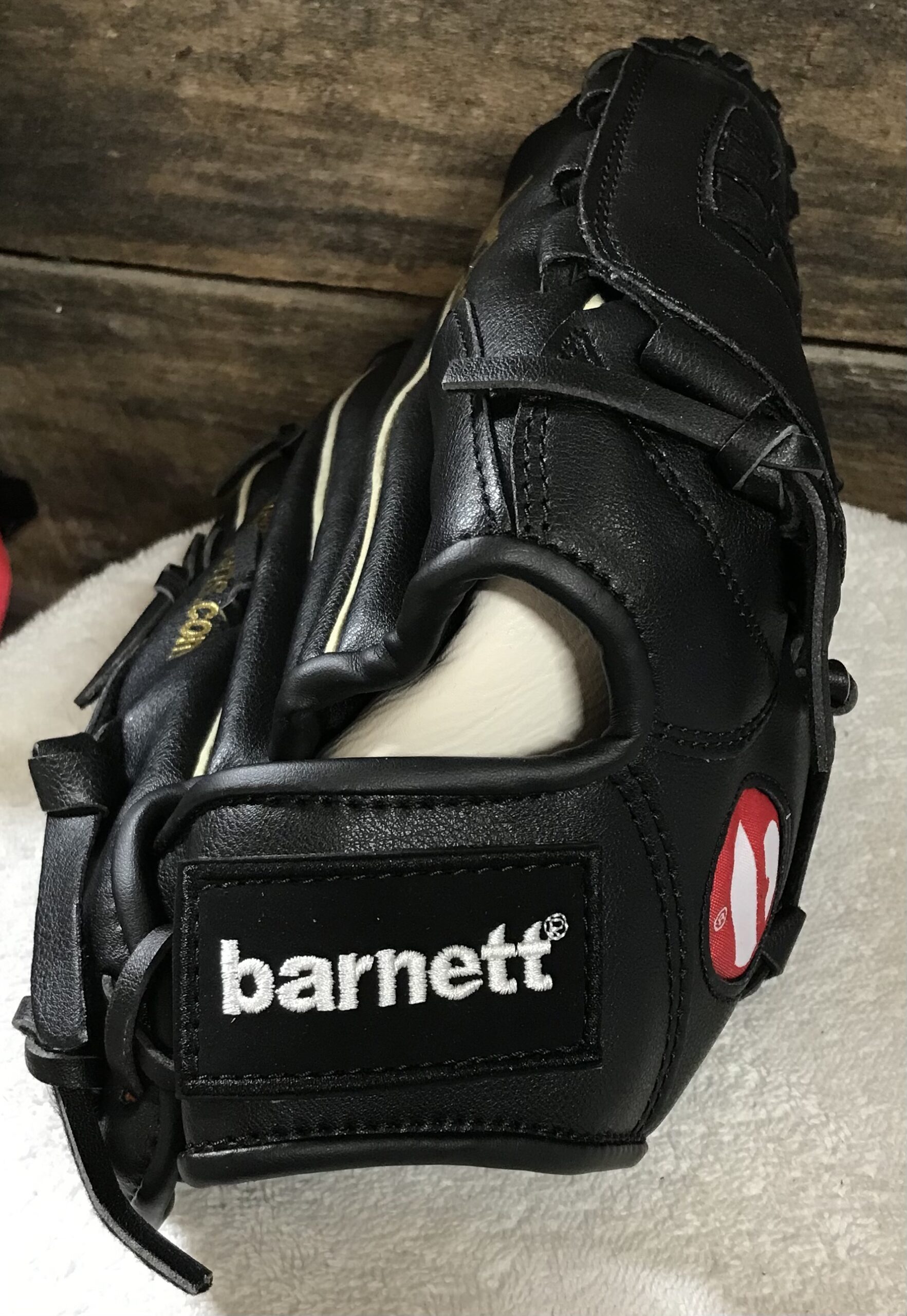 Barnett 12.5" Baseball Softball Glove Flex Pocket Black JL-125 Training - Image 3