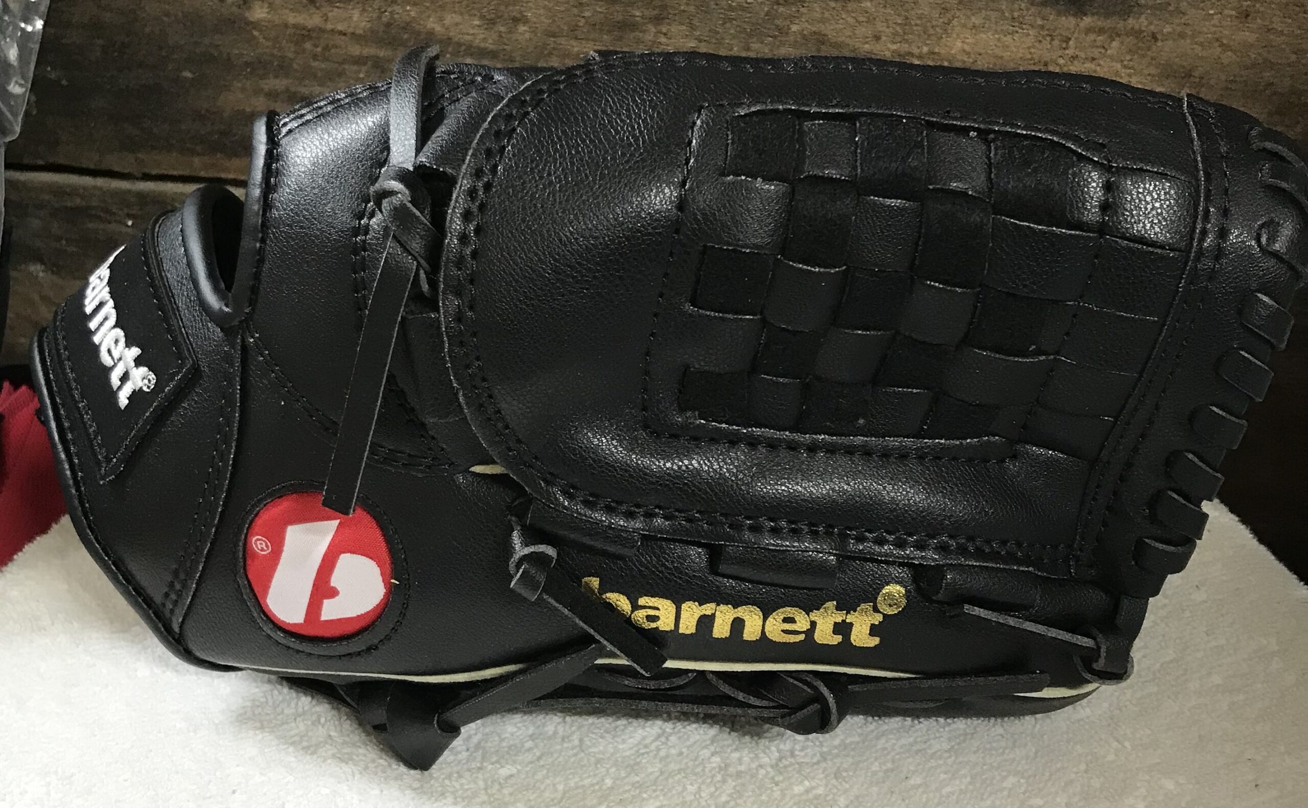 Barnett 12.5" Baseball Softball Glove Flex Pocket Black JL-125 Training - Image 4