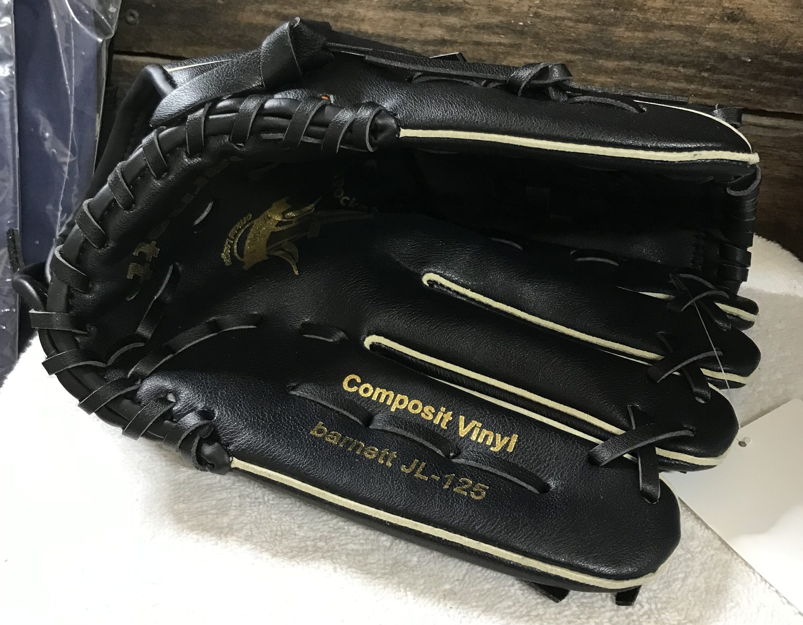 Barnett 12.5" Baseball Softball Glove Flex Pocket Black JL-125 Training - Image 5