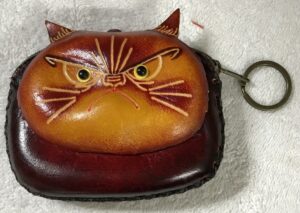Sourpuss Cat Coin Purse