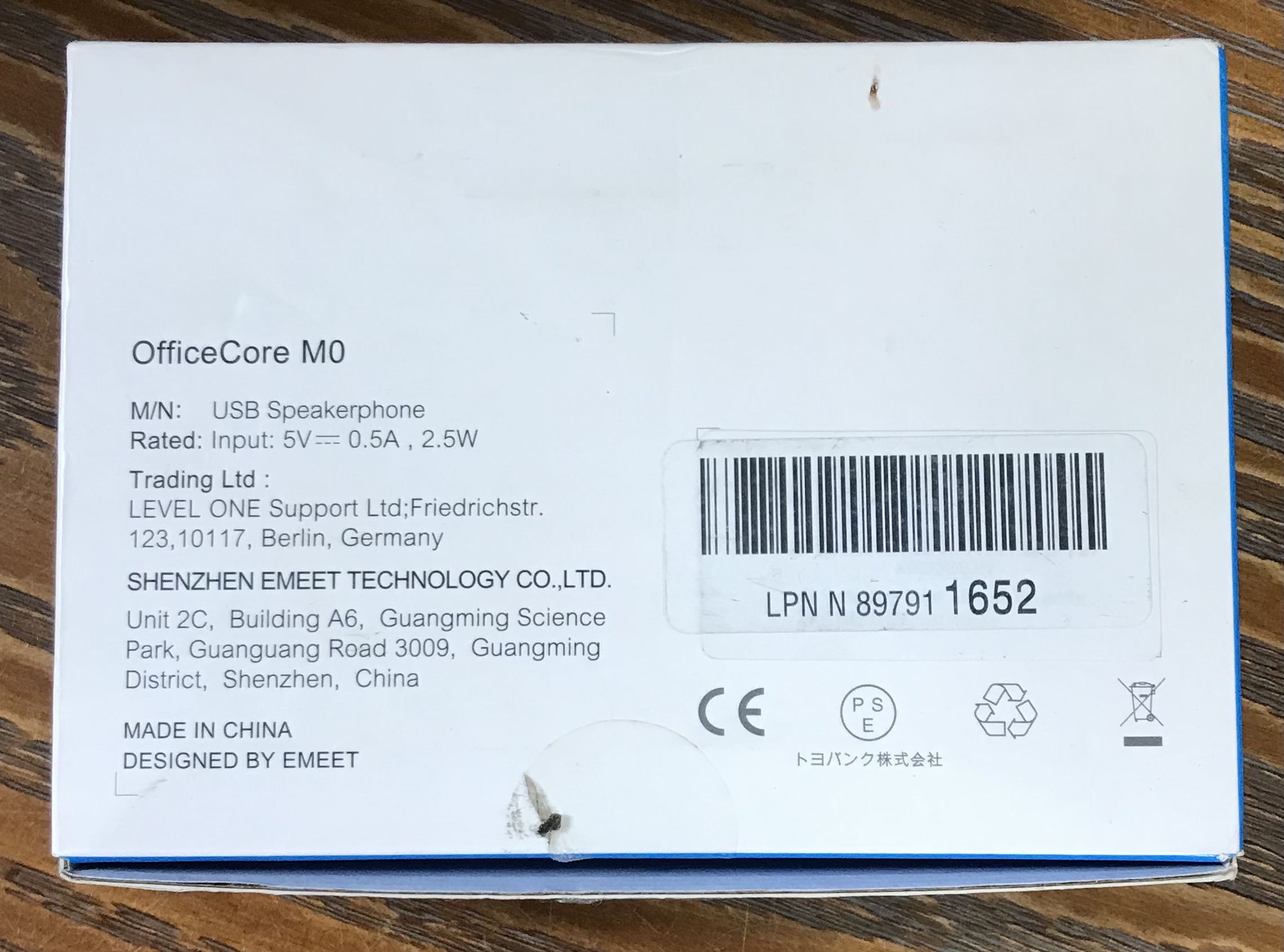 eMeet USB Speakerphone OfficeCore M0 4 Mic 260° Pickup USB-C NEW - Image 3