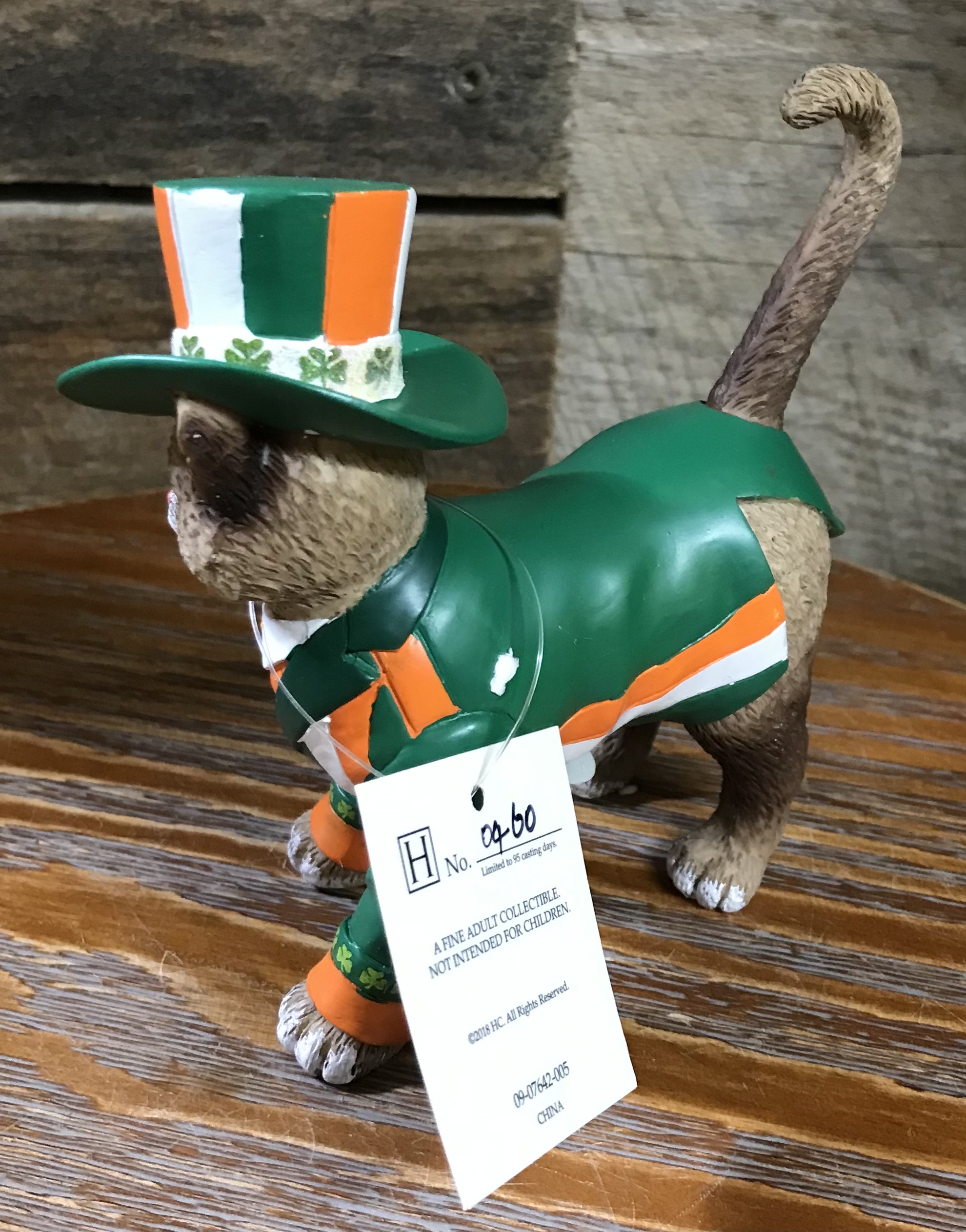 Hamilton Collection Angus McPurr Cat Figurine 0460 Retired 2018 NEW - Image 4